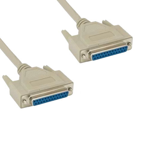 [Lot10] 6Ft DB25 25Pin Female/Female Cable 28AWG Serial RS-232 Printer DTE Scann