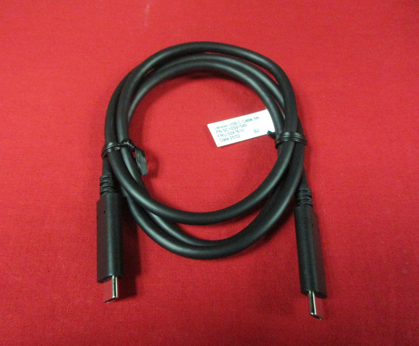 NEW ORIGINAL LENOVO 1m USB-C CABLE 4X90U90619 03X7610
