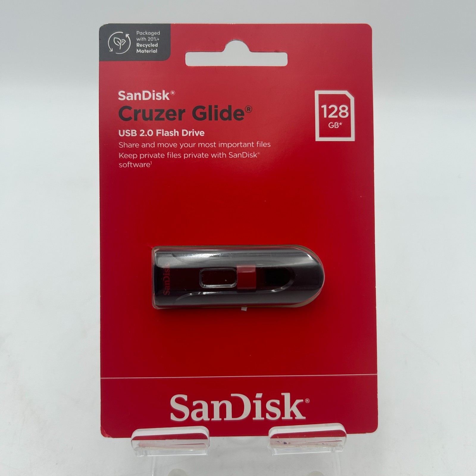 SanDisk 128GB Cruzer Glide USB 2.0 Flash Drive SDCZ60-128G-A46C - New