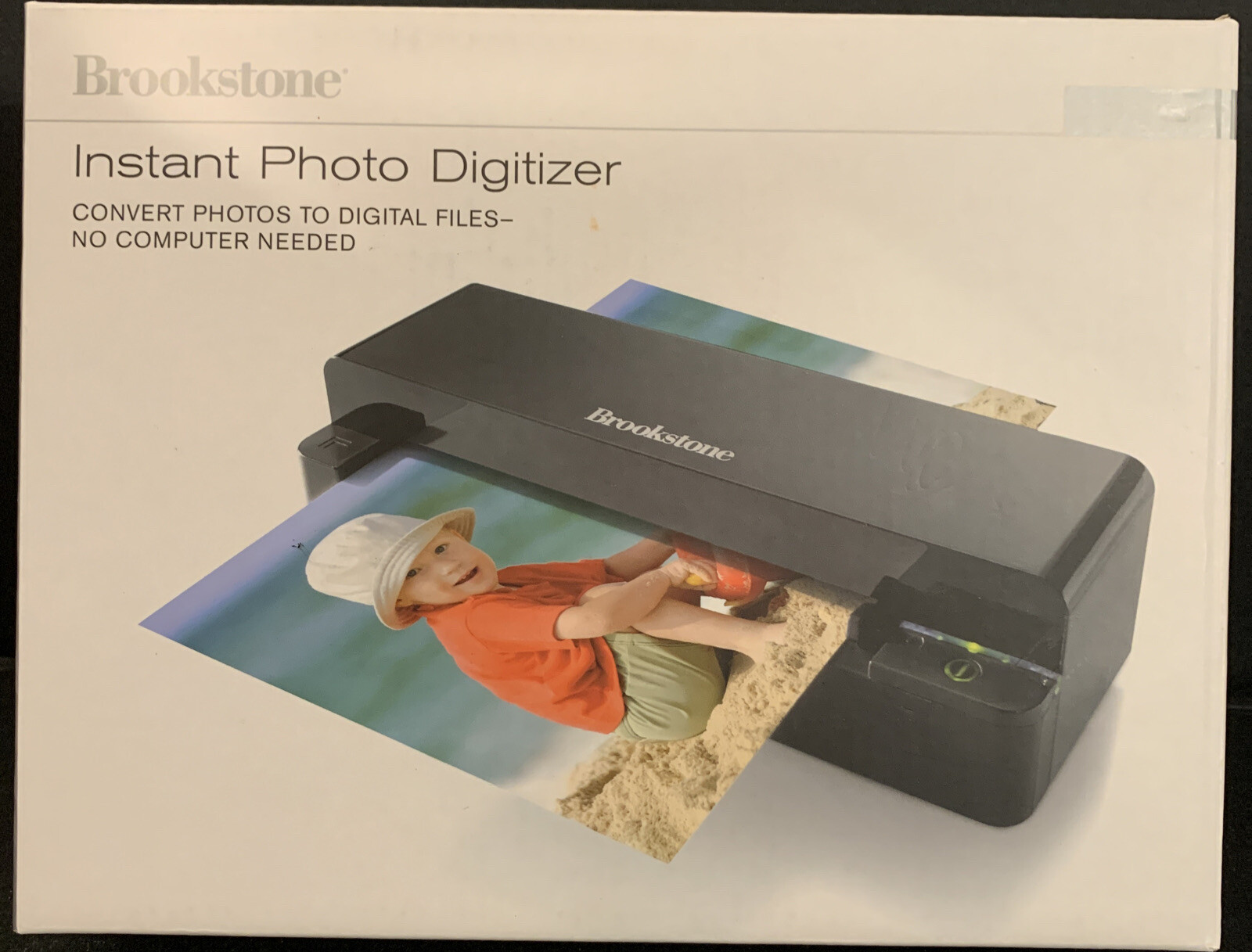 Brookstone Instant Photo Digitizer iConvert – Convert Photos to Digital – No Com
