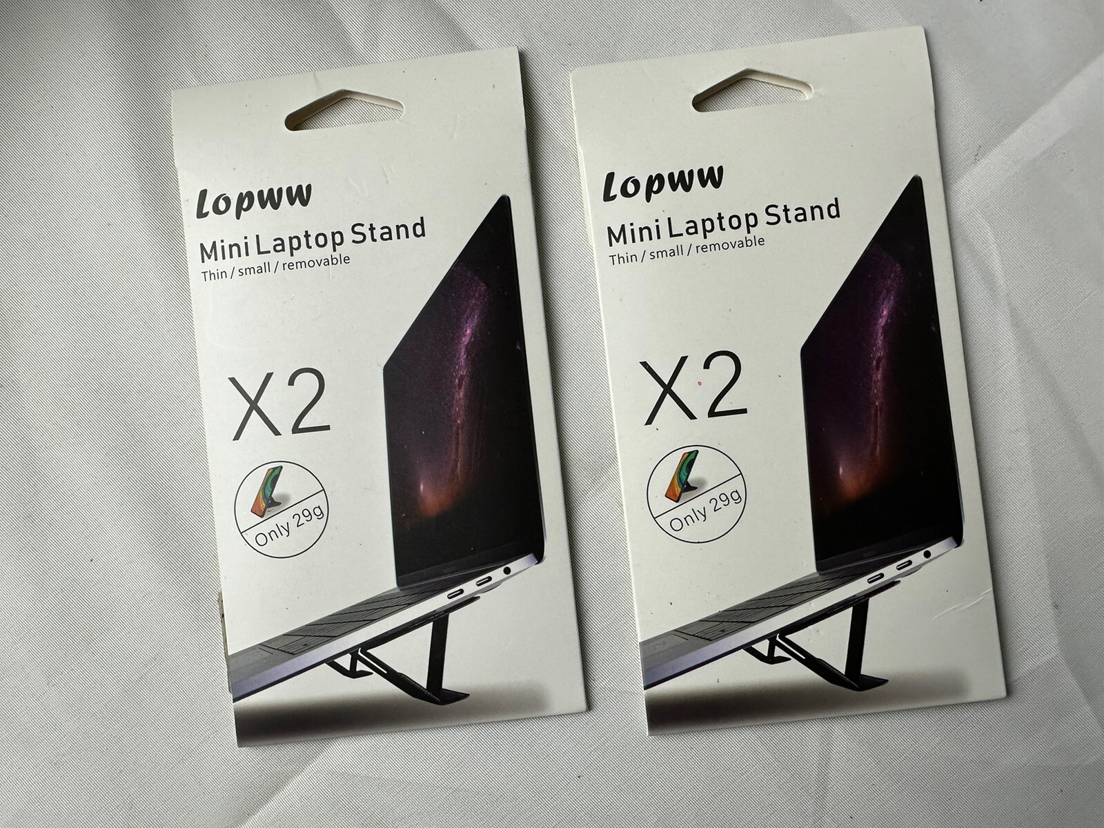 2 Sets Of 2 pcs Portable Mini Laptop Stand Riser Cooling Computer NEW| IN HAND