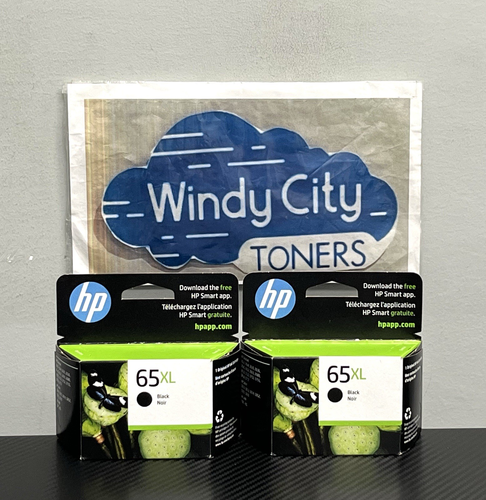 HP 65XL (N9K04AN) Lot of 2 Black Ink Cartridge For HP 2640 3755 5030 Genuine NEW