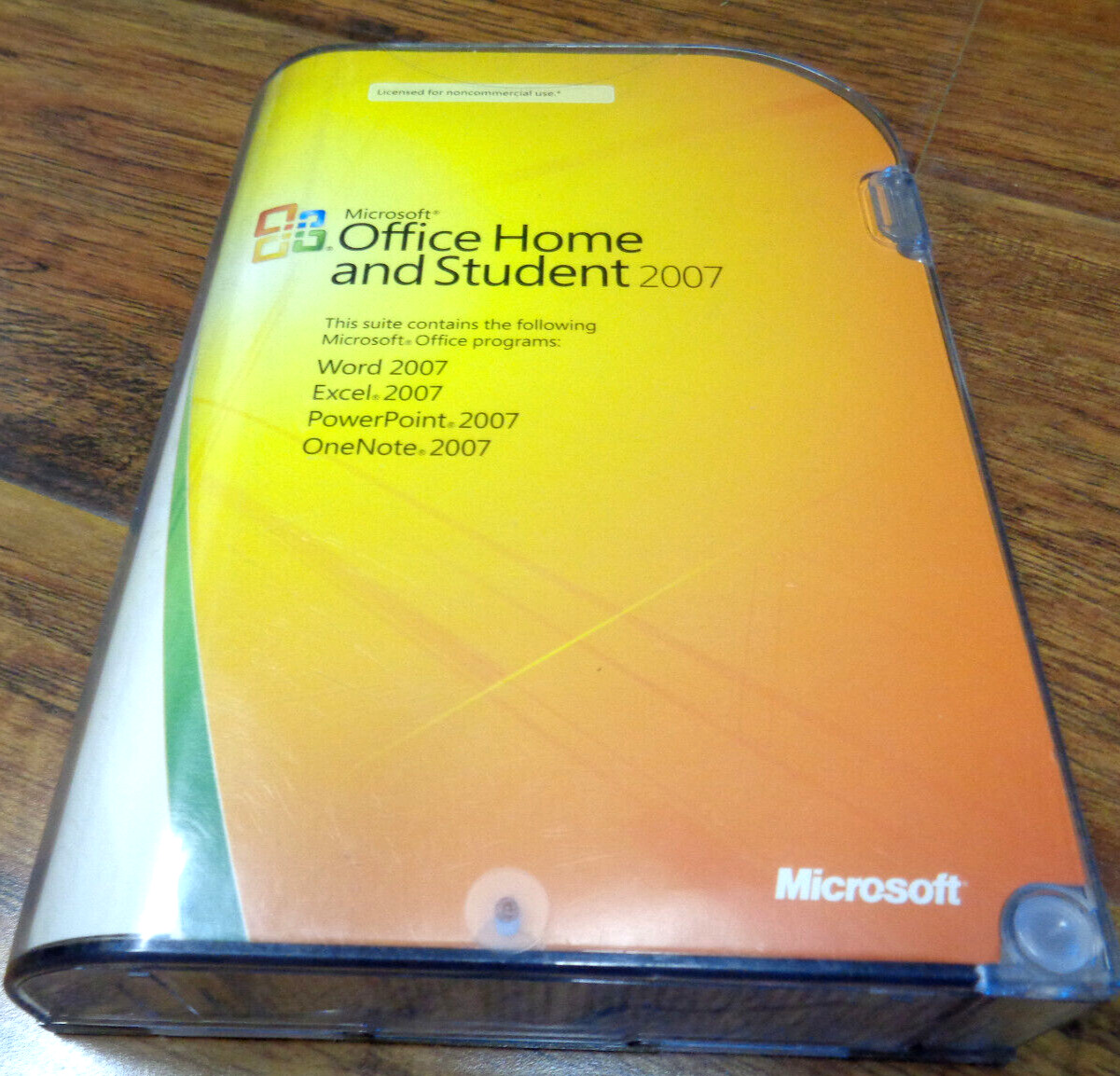 MICROSOFT OFFICE HOME STUDENT 2007 USED W/KEY WORD EXCEL POWERPOINT