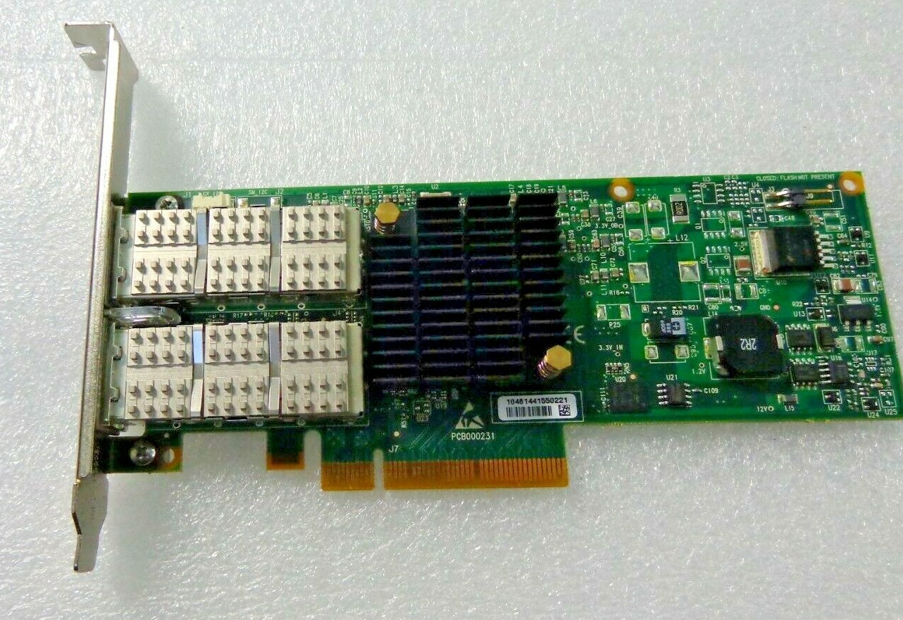 593412-001 HPE INFINIBAND 4X QDR CONNECTX-2 PCIE G2 DUAL PORT HCA 