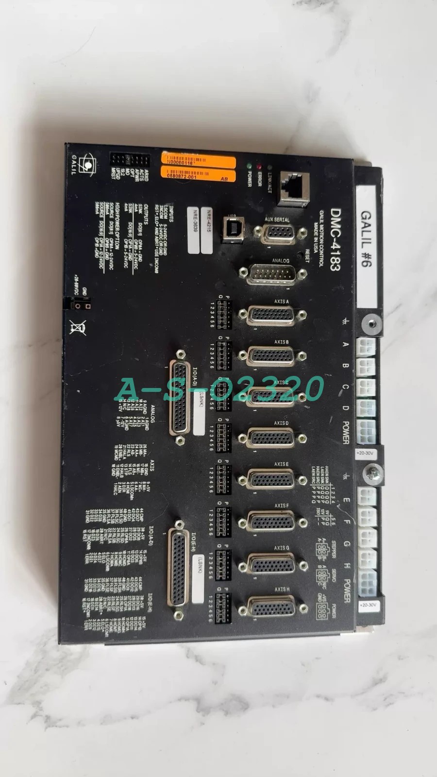 1PCS Used test good GALIL Controller DMC-4183 (FedEx/DHL)