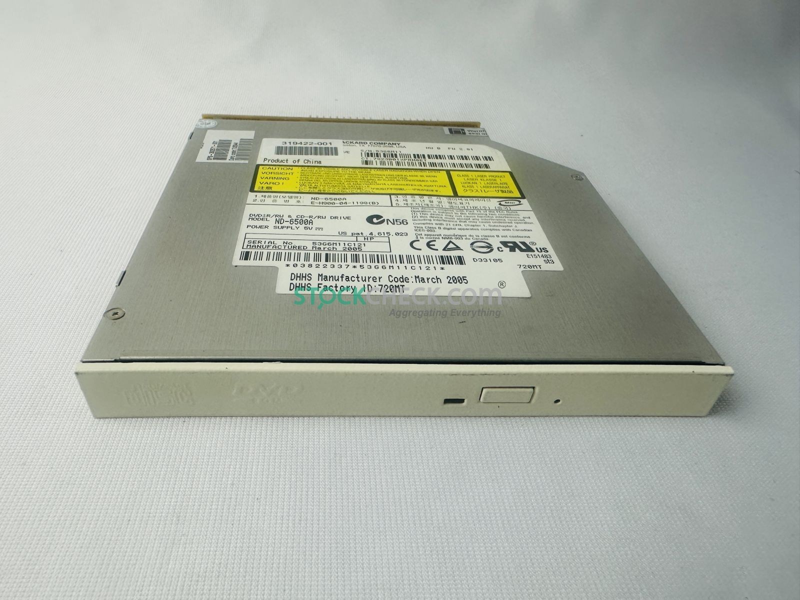 Nec ND-6500A DVD+R/RW & CD-R/RW Drive