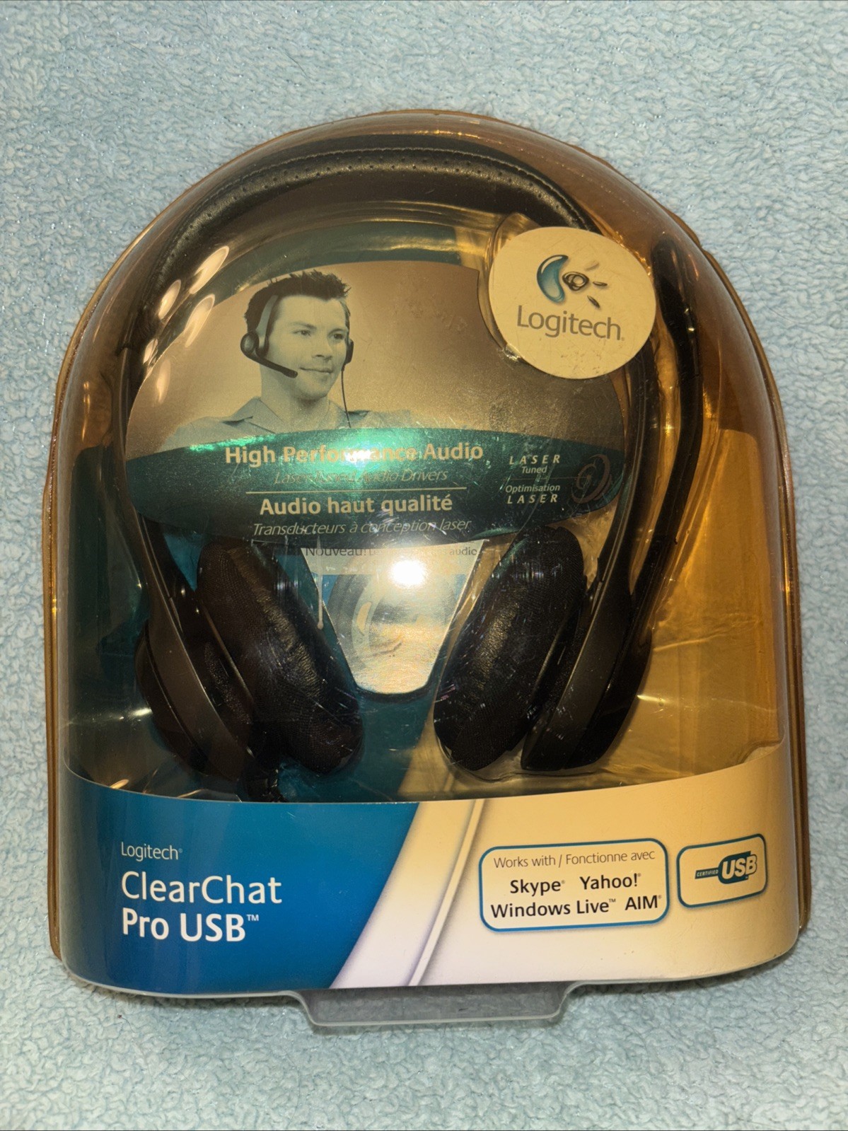 Logitech ClearChat Pro USB High Performance Headset 981-000010 - New Sealed  #Y