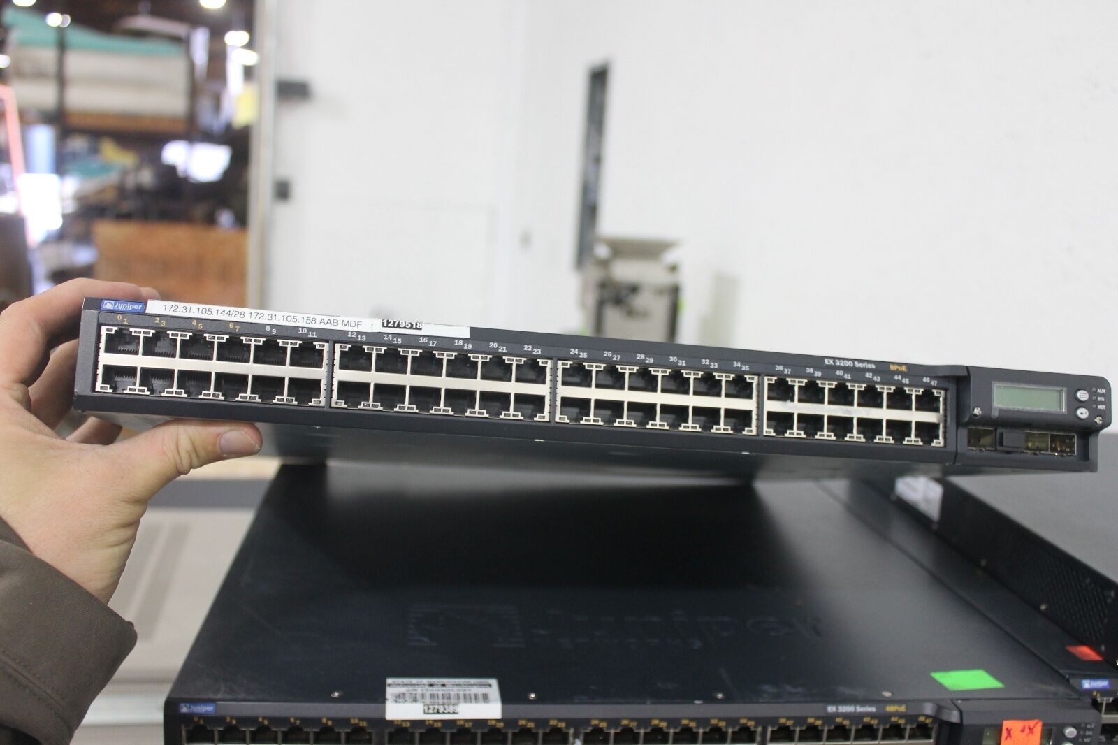 Juniper EX 3200 Series EX3200-48T 48 Port 8PoE Ethernet Switch 