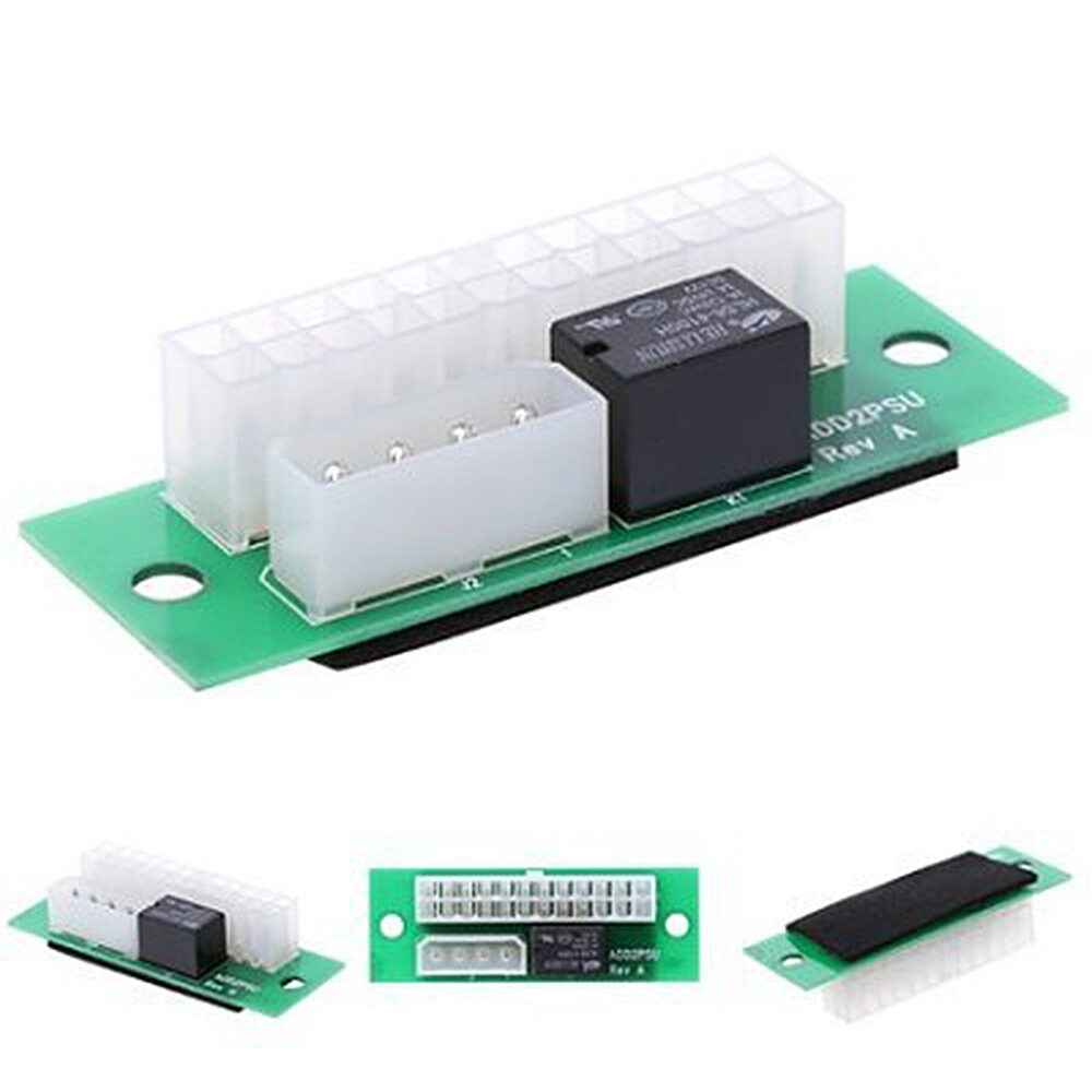 Add2PSU Multiple Power Supply Adapter Run Multiple PC Computer PSU Together
