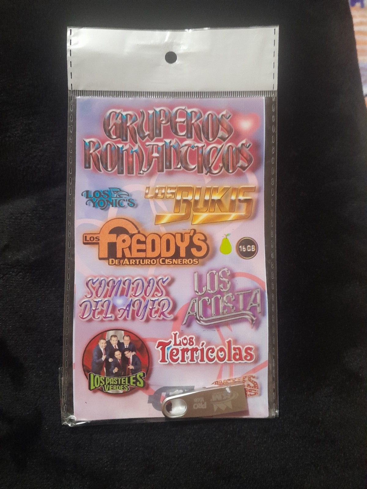 Memoria Usb Gruperos Romaticos.