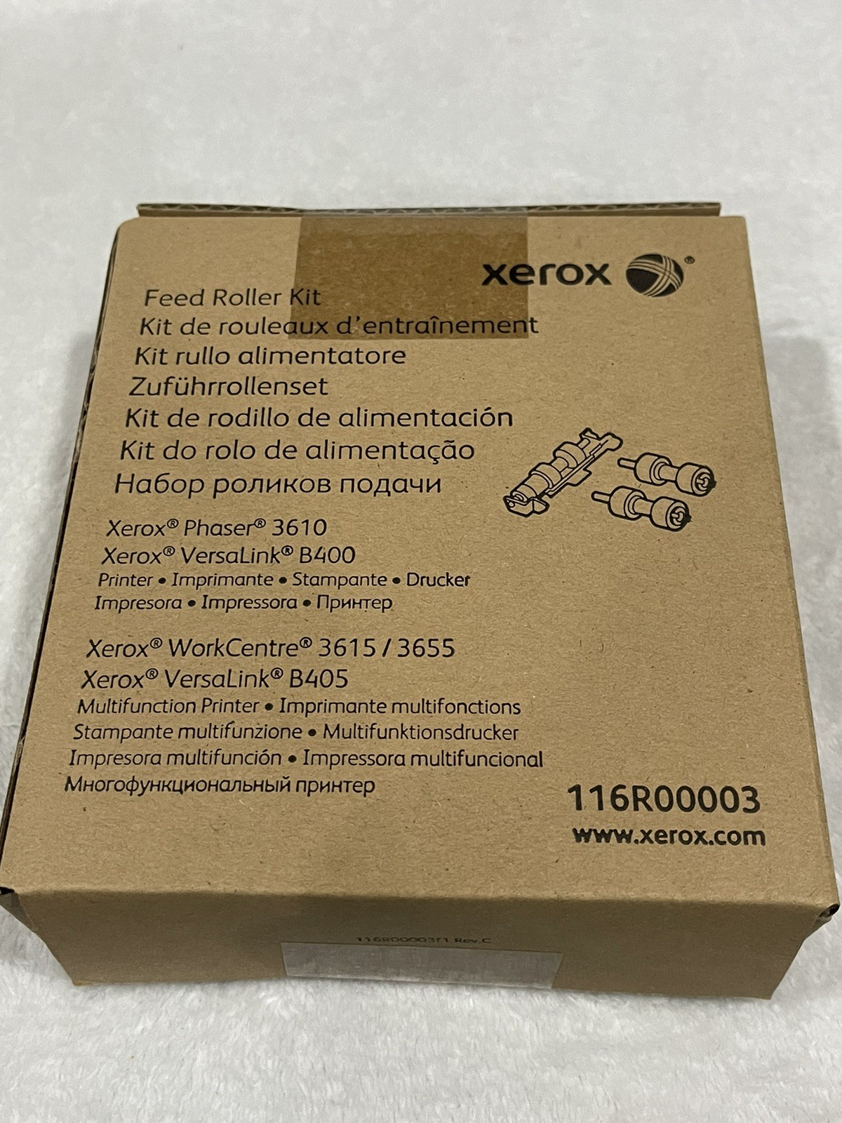 116R00003 New  Genuine Xerox Roller Kit for Phaser 3610 or WorkCentre 3615/3655