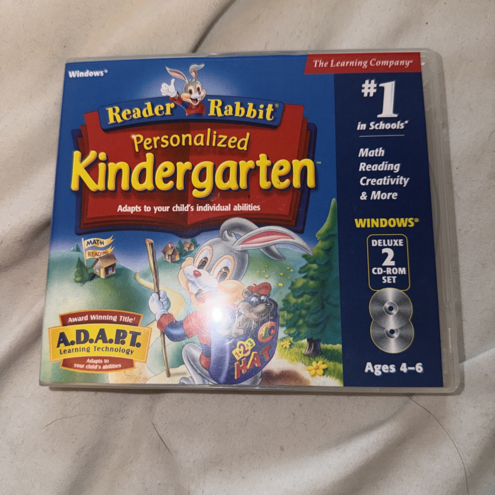 The Learning Company Reader Rabbit Personalized Kindergarten CD Rom Set