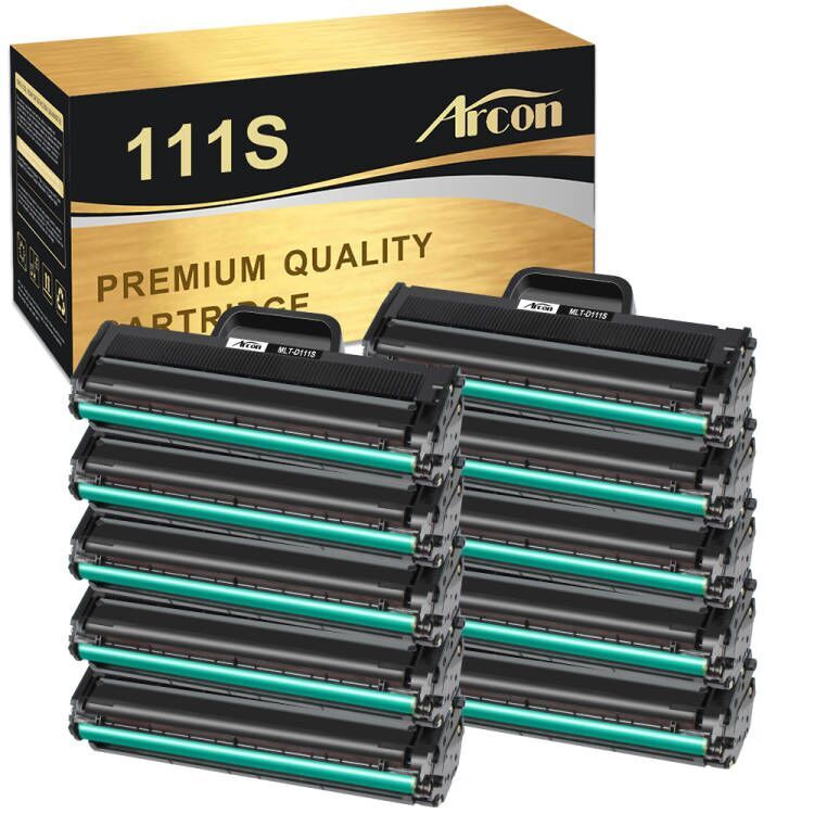 10-Pack/Pk Compatible for Samsung MLT-D111S 111s Toner Xpress M2020W M2070FW