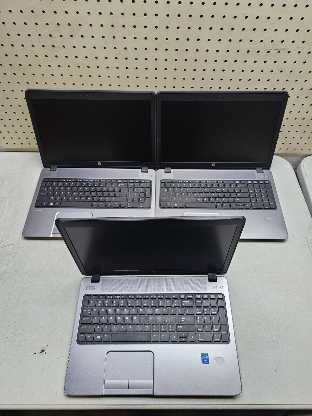 Lot of Three (3) HP ProBook 450 G1 Laptops - i3-4000M - 8GB RAM - 500GB HDD-READ