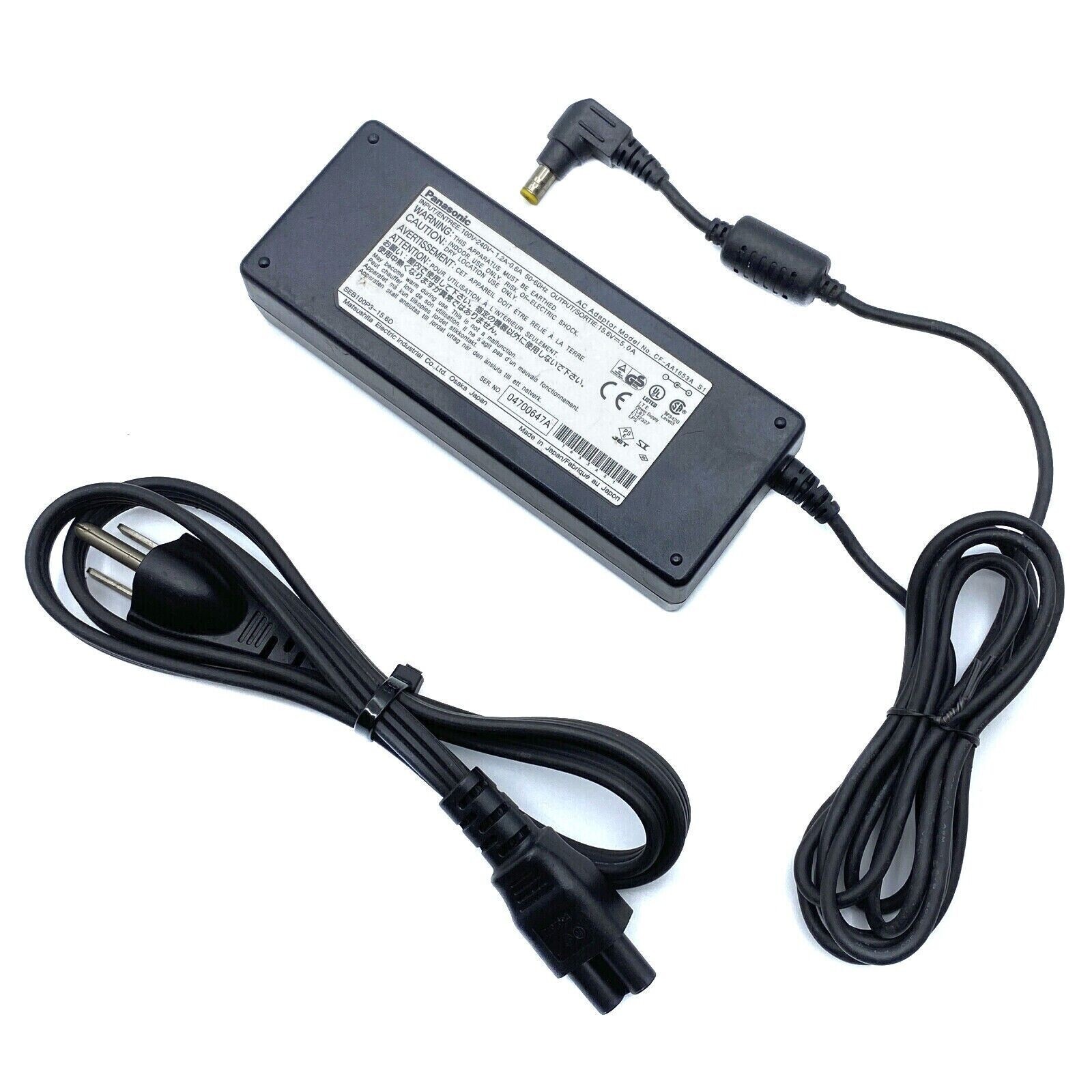 NEW Genuine 78W 5A AC Charger For Panasonic Toughbook CF-19 CF-53 CF-31 CF-52