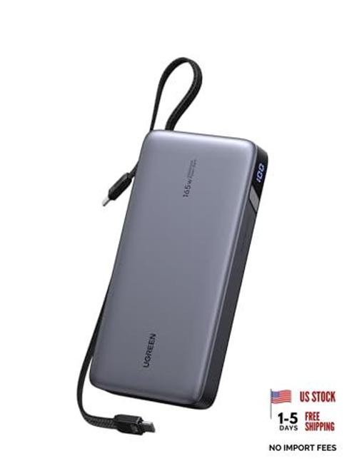 Nexode Power Bank, 25,000mAh 165W Laptop Portable Charger with 2 Built-in USB