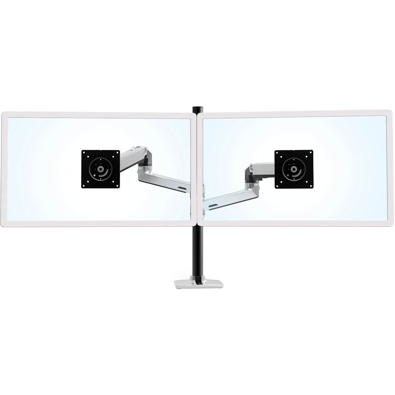 Ergotron Desk Mount for Monitor - Polished Aluminum (45549026)