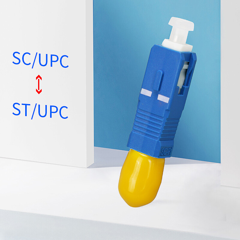 SC Male to ST Female UPC APC SM MM Hybrid Fiber Optical Adapter Optic Converter