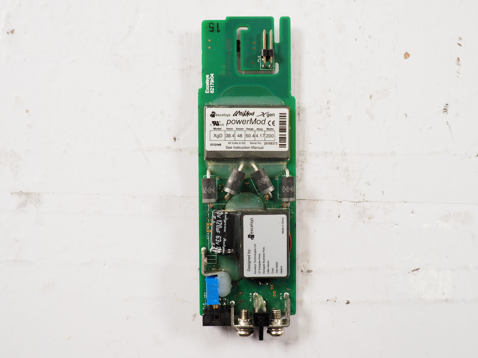 Excelsys PowerMod XGD Modular 38.4V-50.4V 200W Power Supply