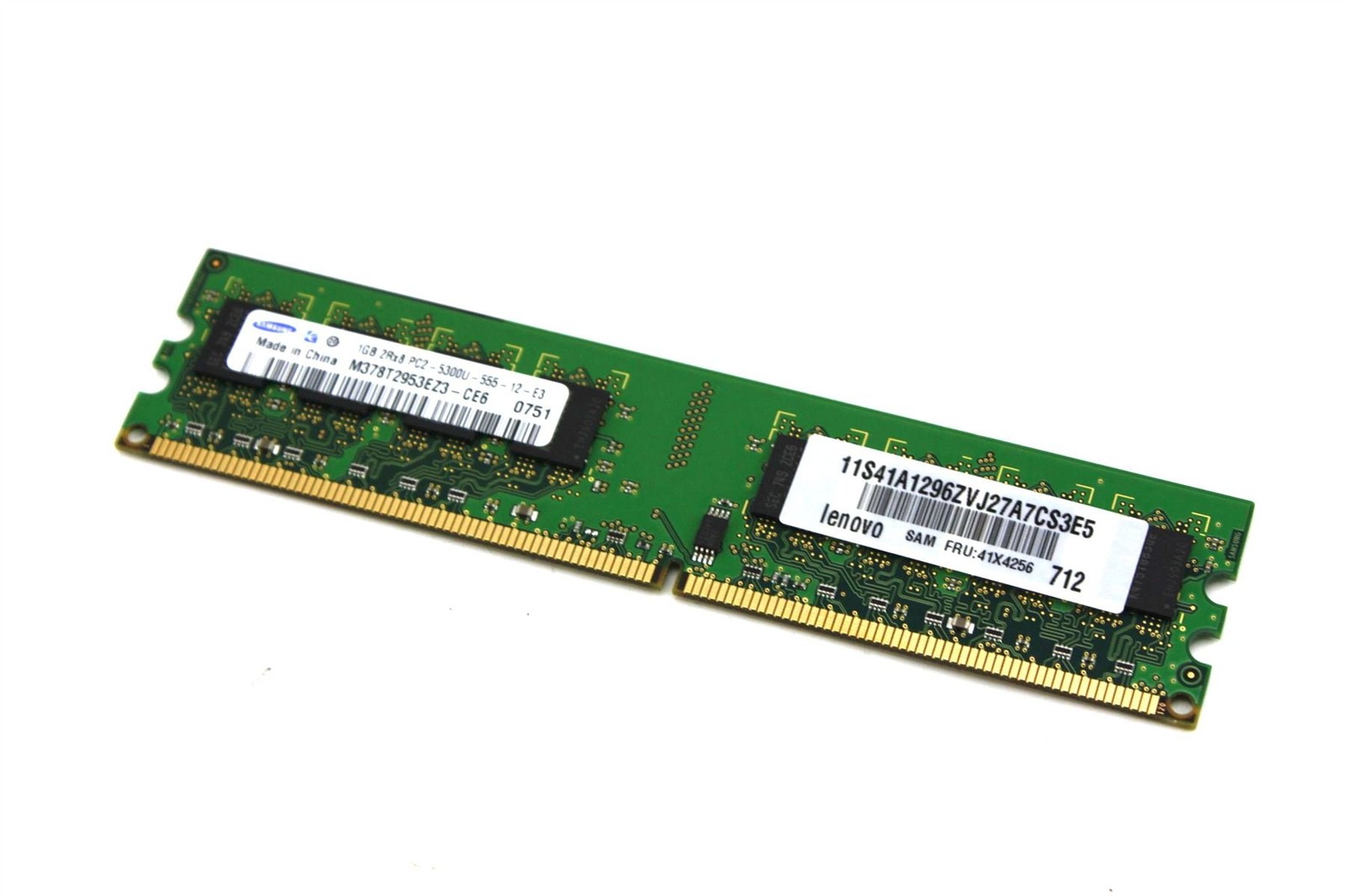 Samsung Kr M378T2953EZ3-CE6 1GB DDR2 PC2-5300 667MHZ Memory Very Good