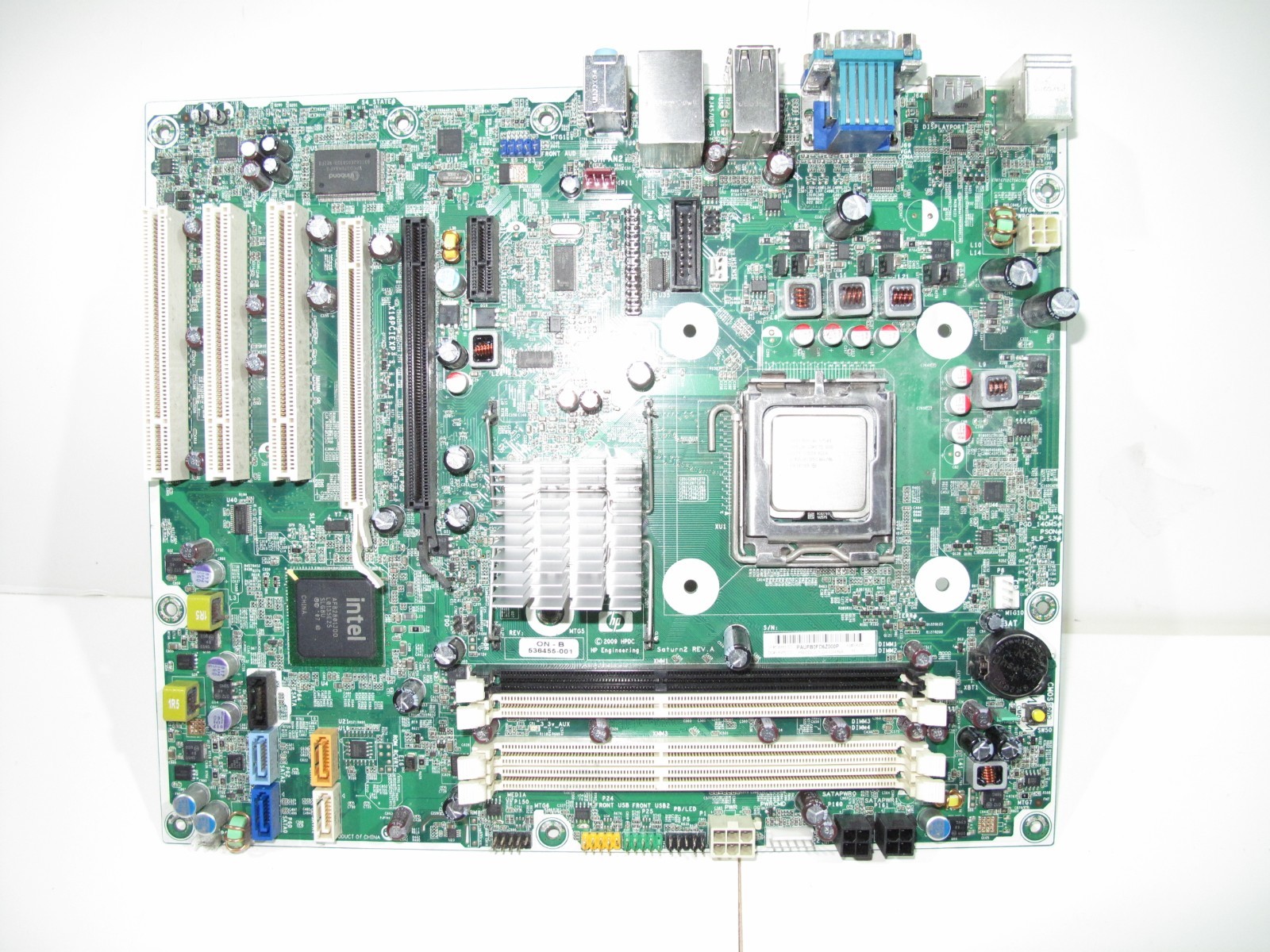 HP 536883-001, LGA 775/Socket T, Intel Motherboard WITH CORE 2 DUO 2.93GHz