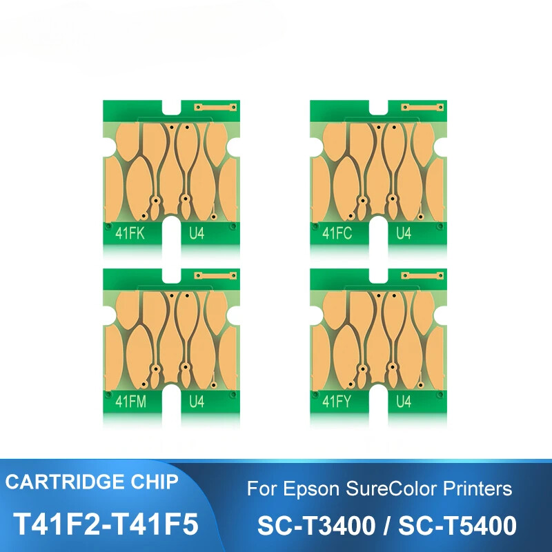 T41F2 - T41F5 Ink Cartridge Chip For Epson SureColor T3400 T5400 Series Printer