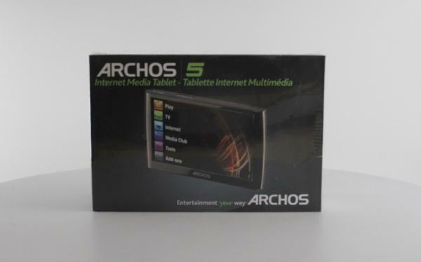 Boxed Archos 5 60GB Internet Media Tablet WiFi High Res 4.8\