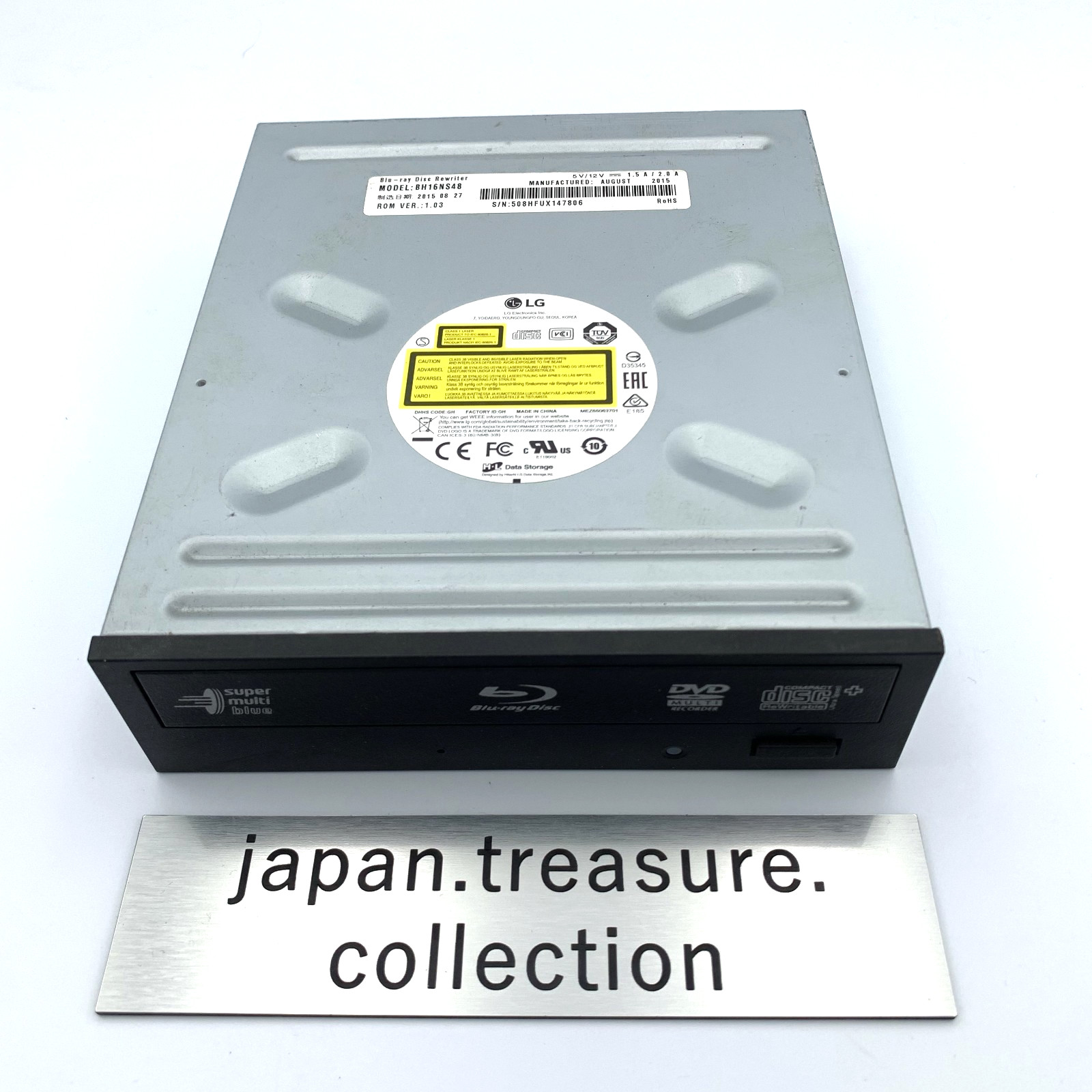 LG HL Data Storage BH16NS48 Internal Blu-ray Disc Rewriter BDXL 16x SATA Japan