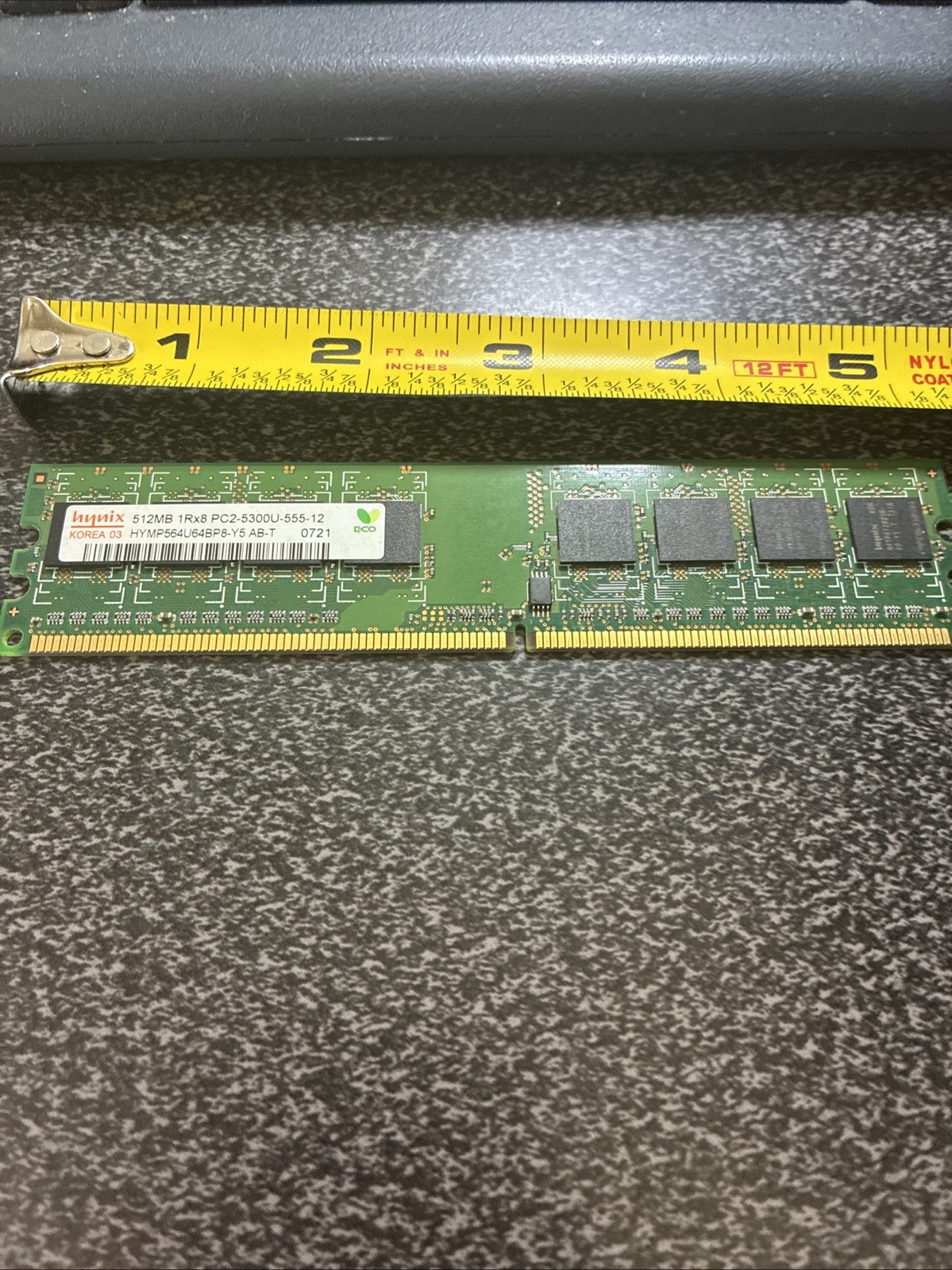 HYNIX 512MB DDR2 SDRAM PC2-5300, 667MHZ 240-PIN DIMM 1Rx8