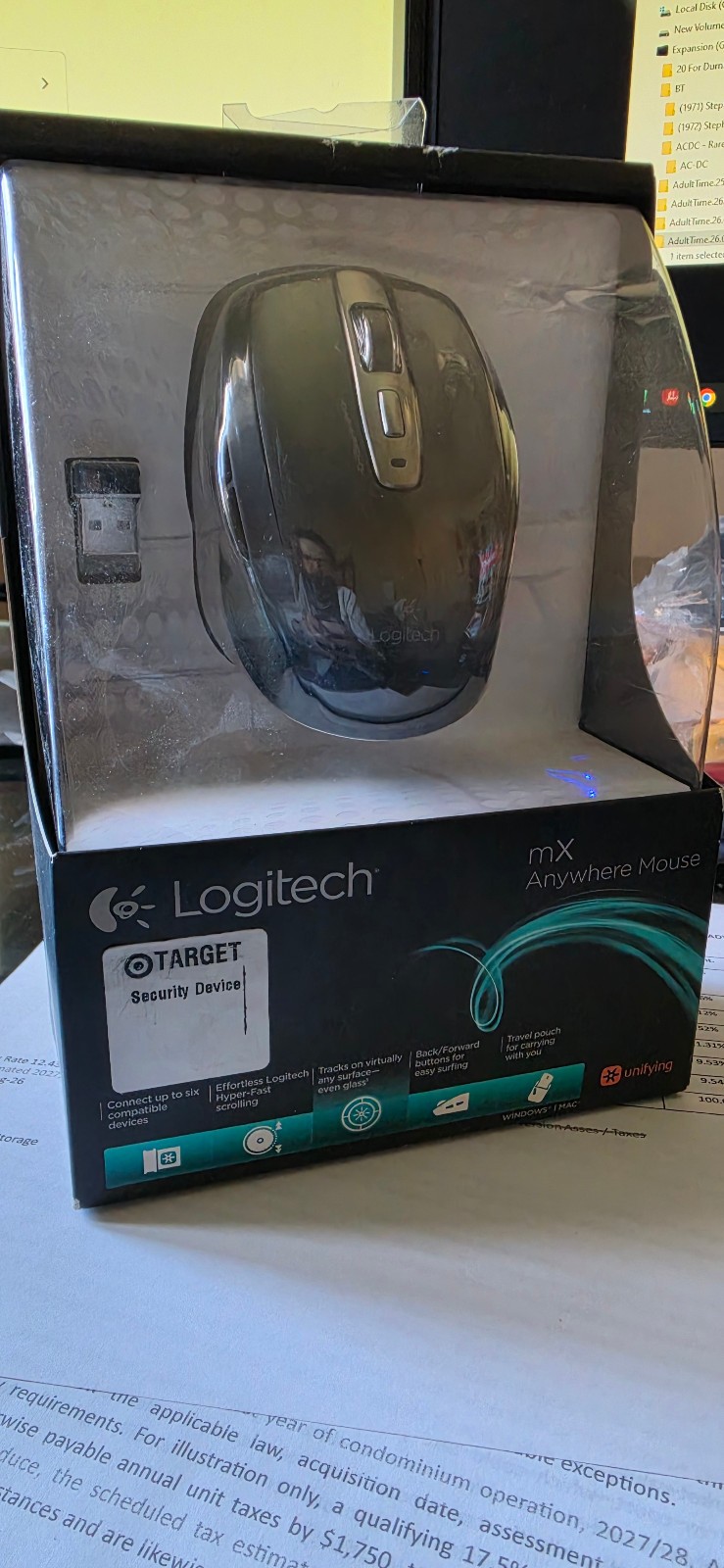 Logitech Anywhere MX Wireless Laser Mouse