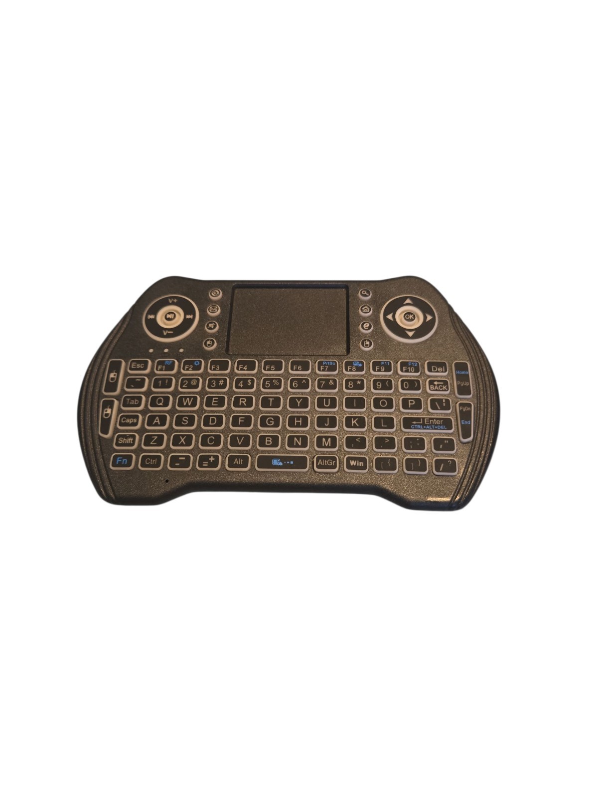 Mini Wireless Bluetooth Keyboard Remote Touchpad Smart-TV Android PC Backlit USA