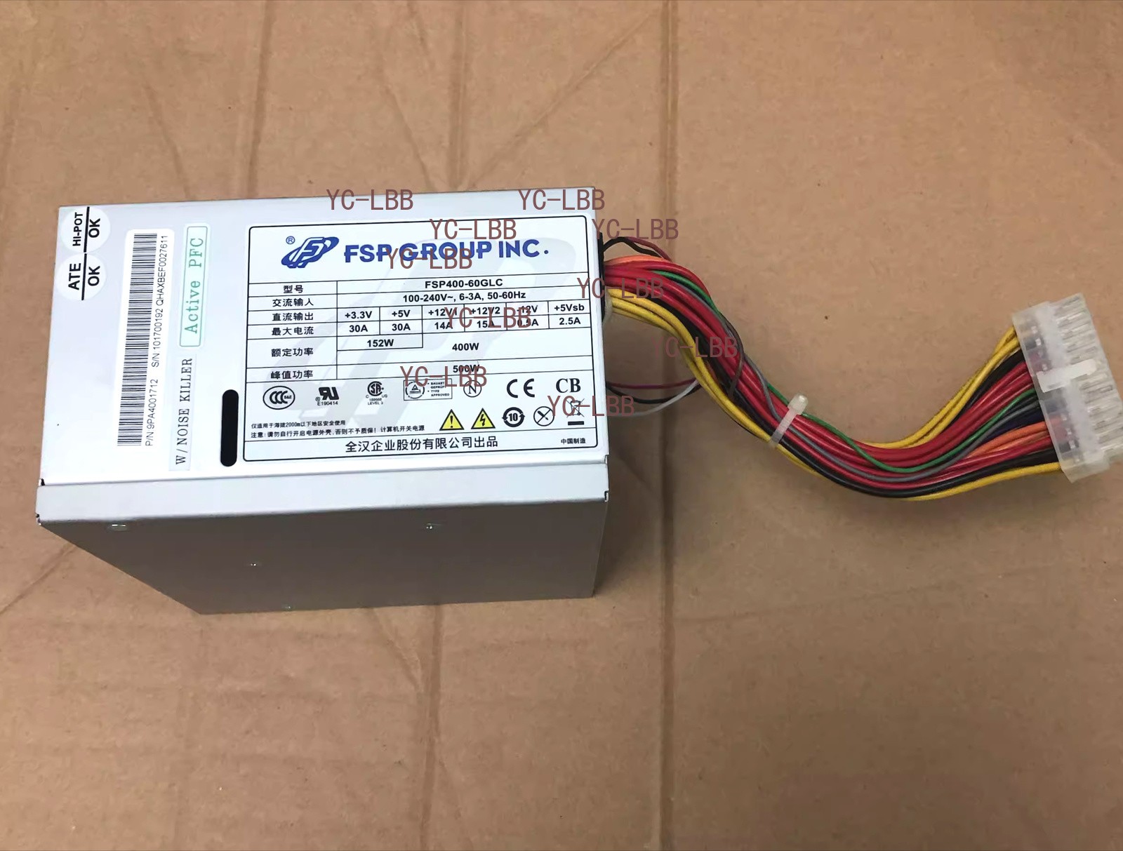 For FSP FSP400-60GLC 400W Industrial Computer Power Supply-