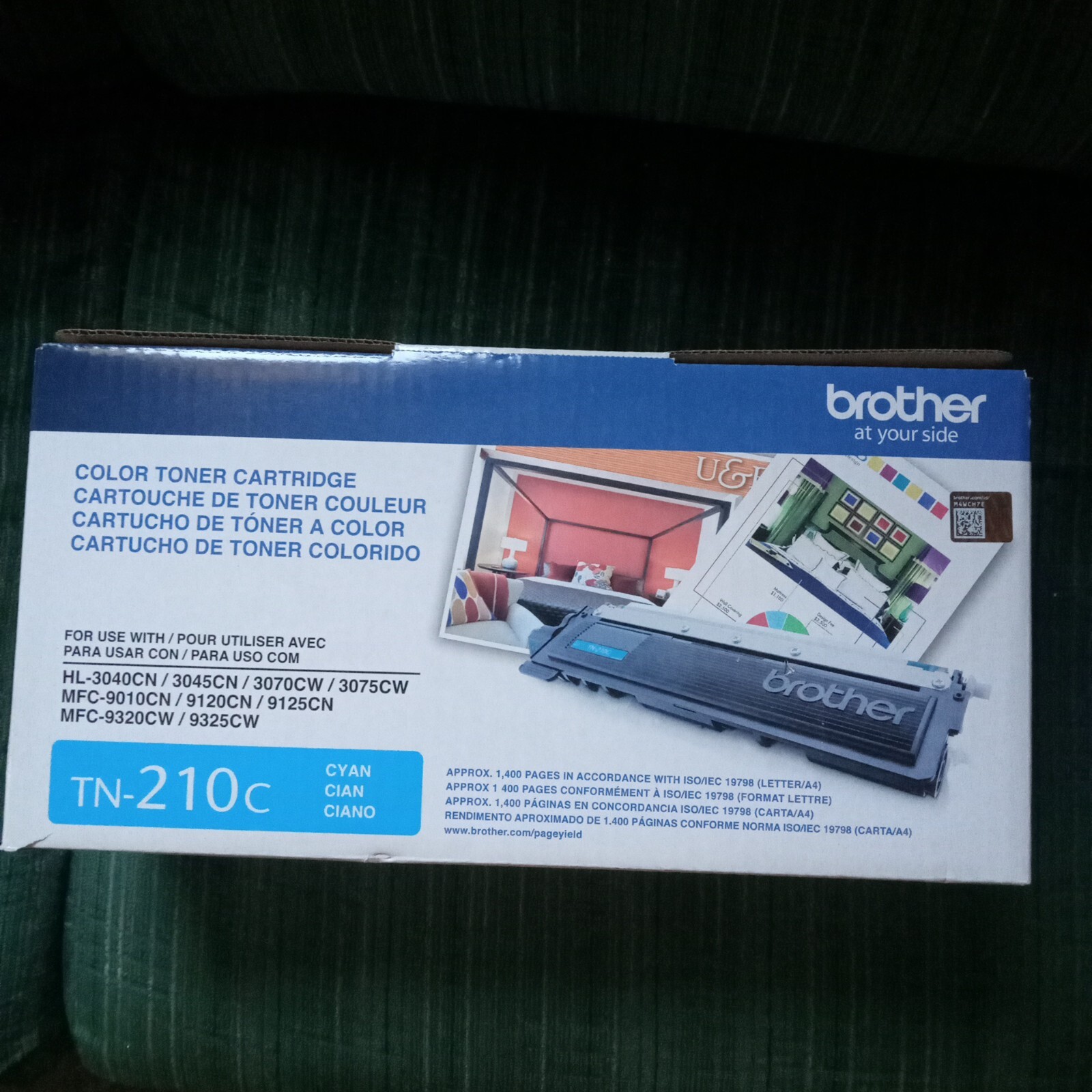 Brother OEM Original Cyan Color Toner Cartridge TN-210c TN210c NEW