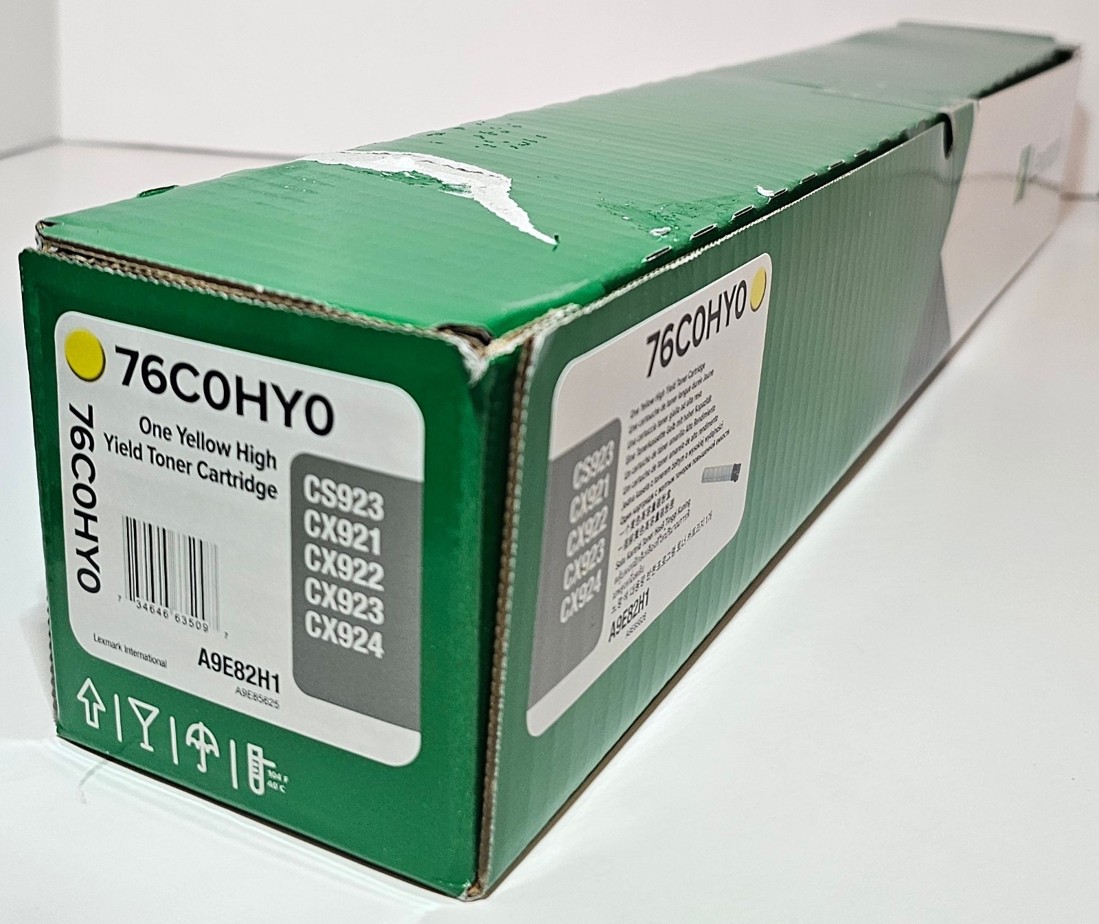 GENUINE LEXMARK 76C0HY0 - YELLOW High Yield Toner Cartridge FACTORY SEALED - NEW