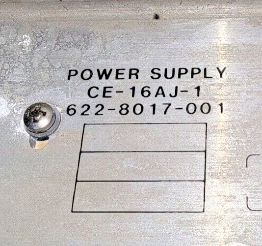 ALCATEL LUCENT, 622-8017-001, DRPIB2C2AA, CE-16AJ-1, POWER SUPPLY, TESTED, USED