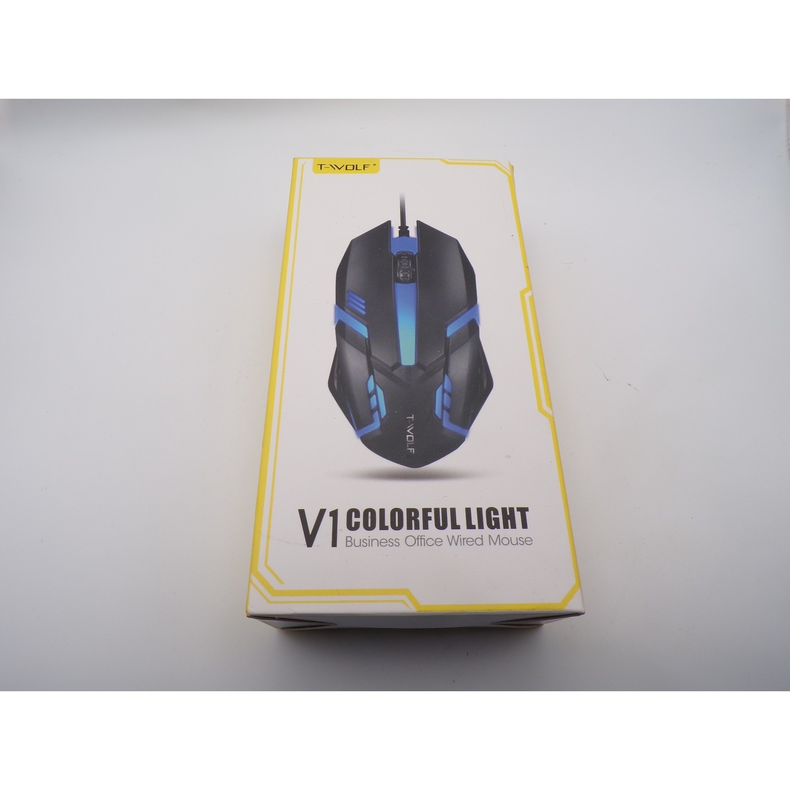 T-Wolf Stylish Optical Mouse V1 Colorfull Light