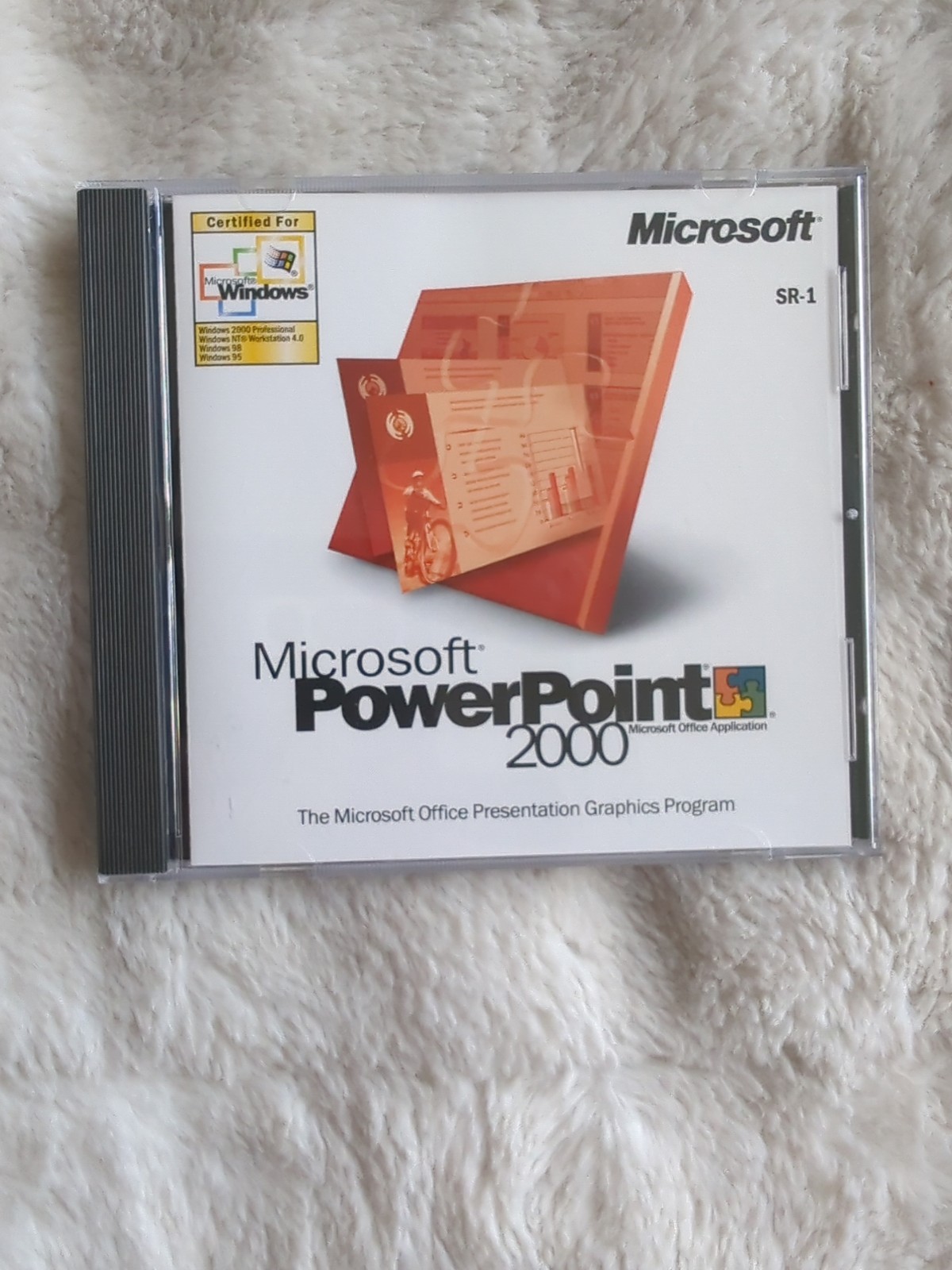 Microsoft POWERPOINT 2000 Upgrade Presentation Graphics Program Product Key Inc