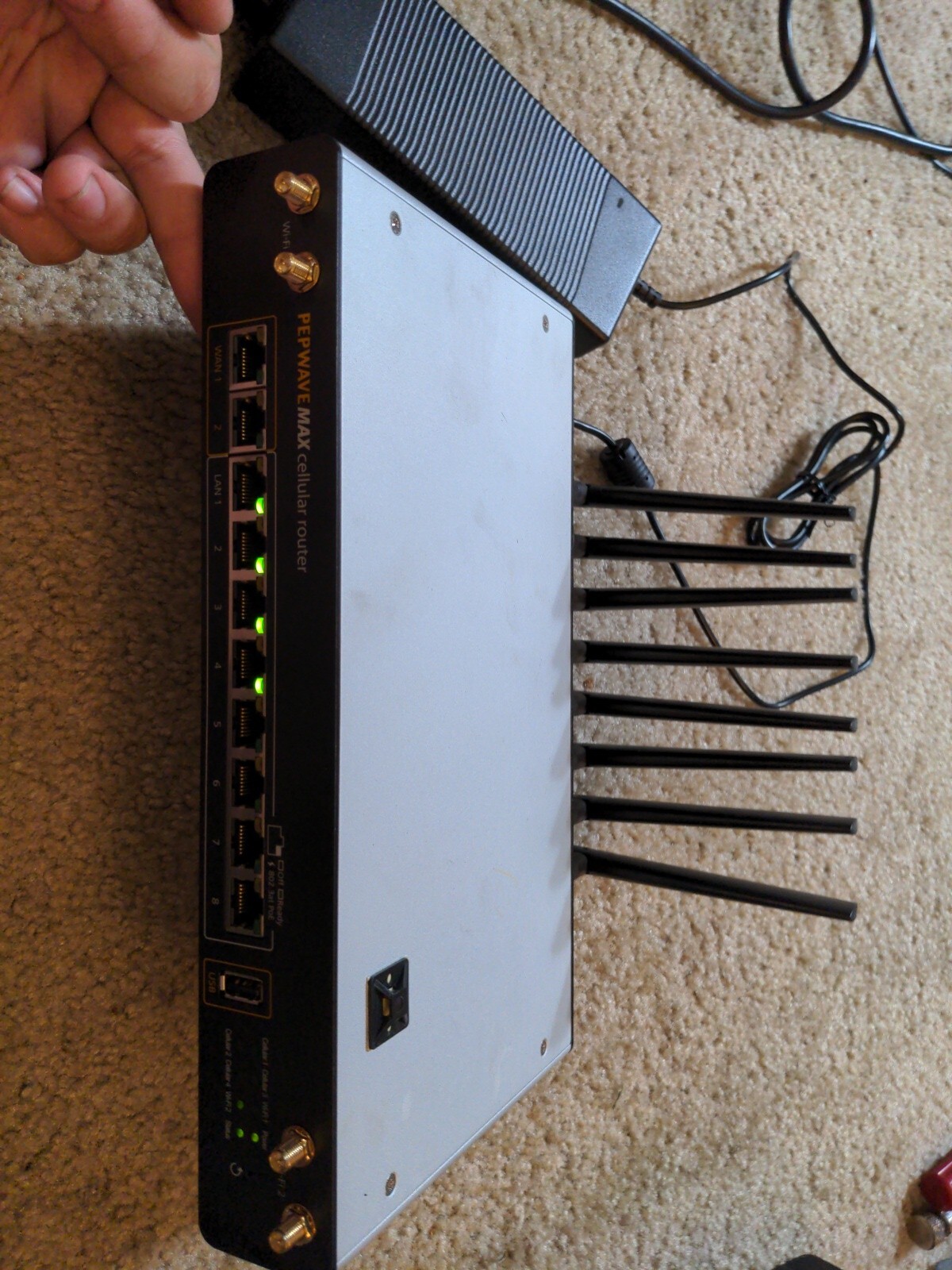 Pepwave MAX-HD4-LTEA-W-T Vehicular Quad-Cellular Bandwidth Bonding Router