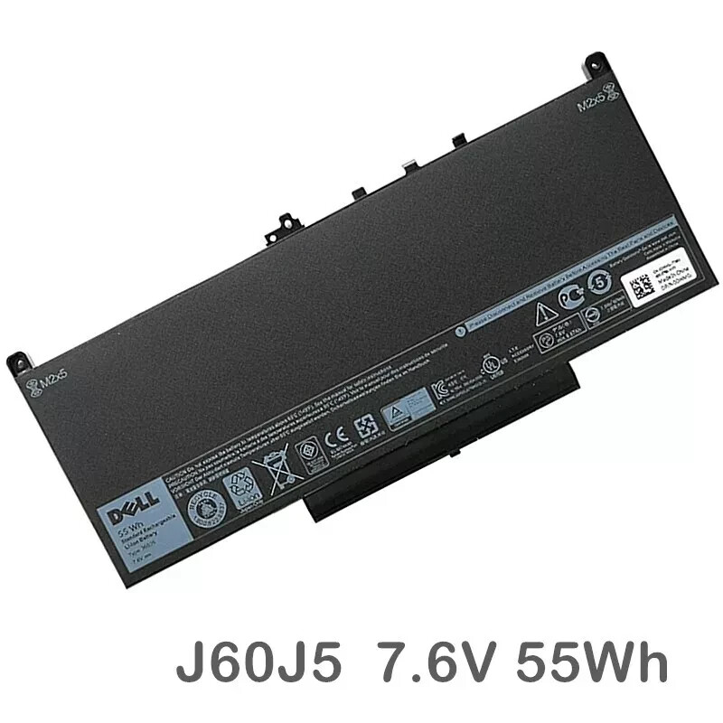 55Wh Genuine J60J5 Battery for Dell Latitude E7270 E7470 MC34Y 242WD GG4FM 1W2Y2