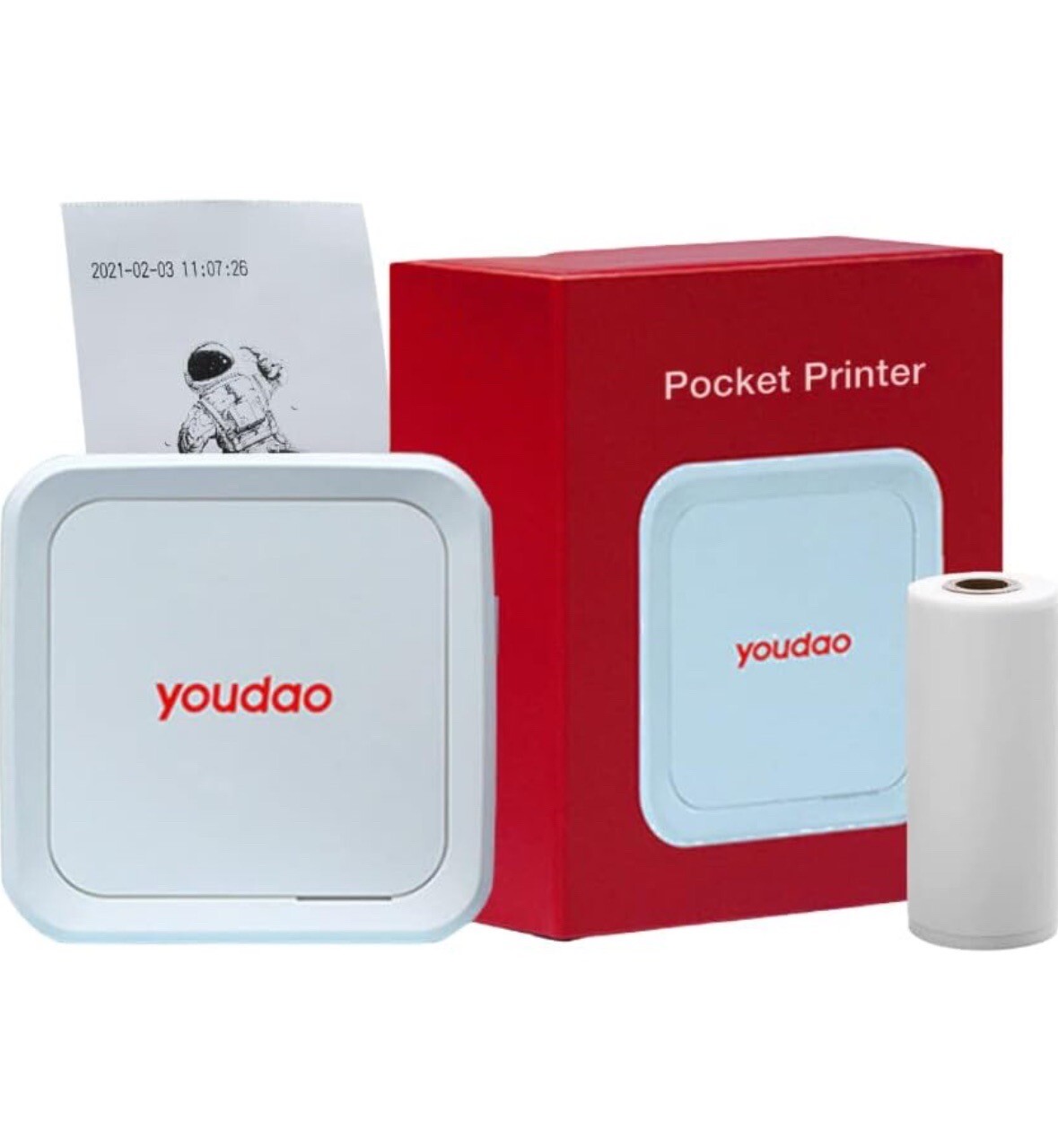 Youdao MEMOBIRD G4 Pocket Printer Portable Thermal bluetooth HD 306dpi Mini