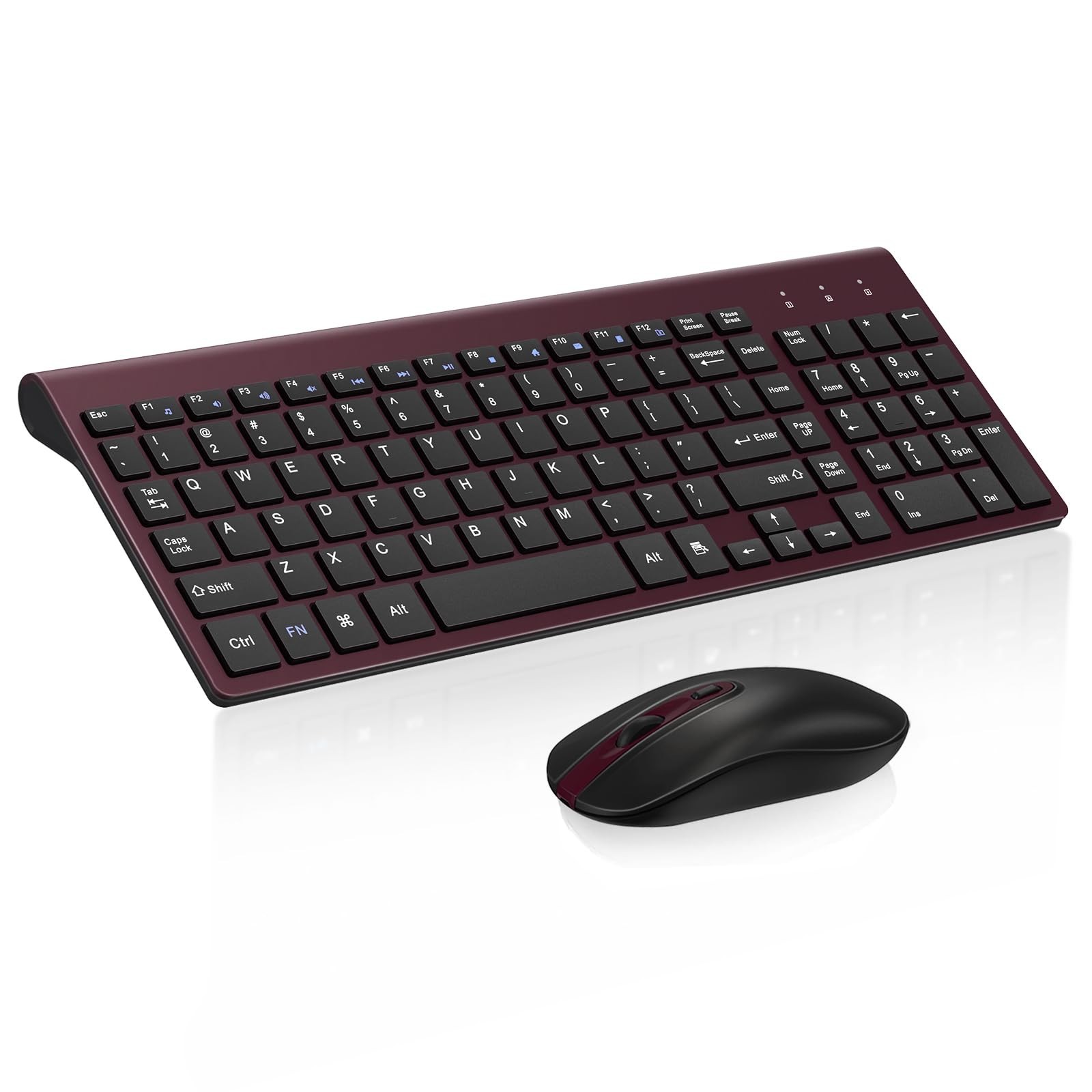 cimetech EasyTyping KF10 Wireless Keyboard and Mouse Combo, [Silent Scissor S...
