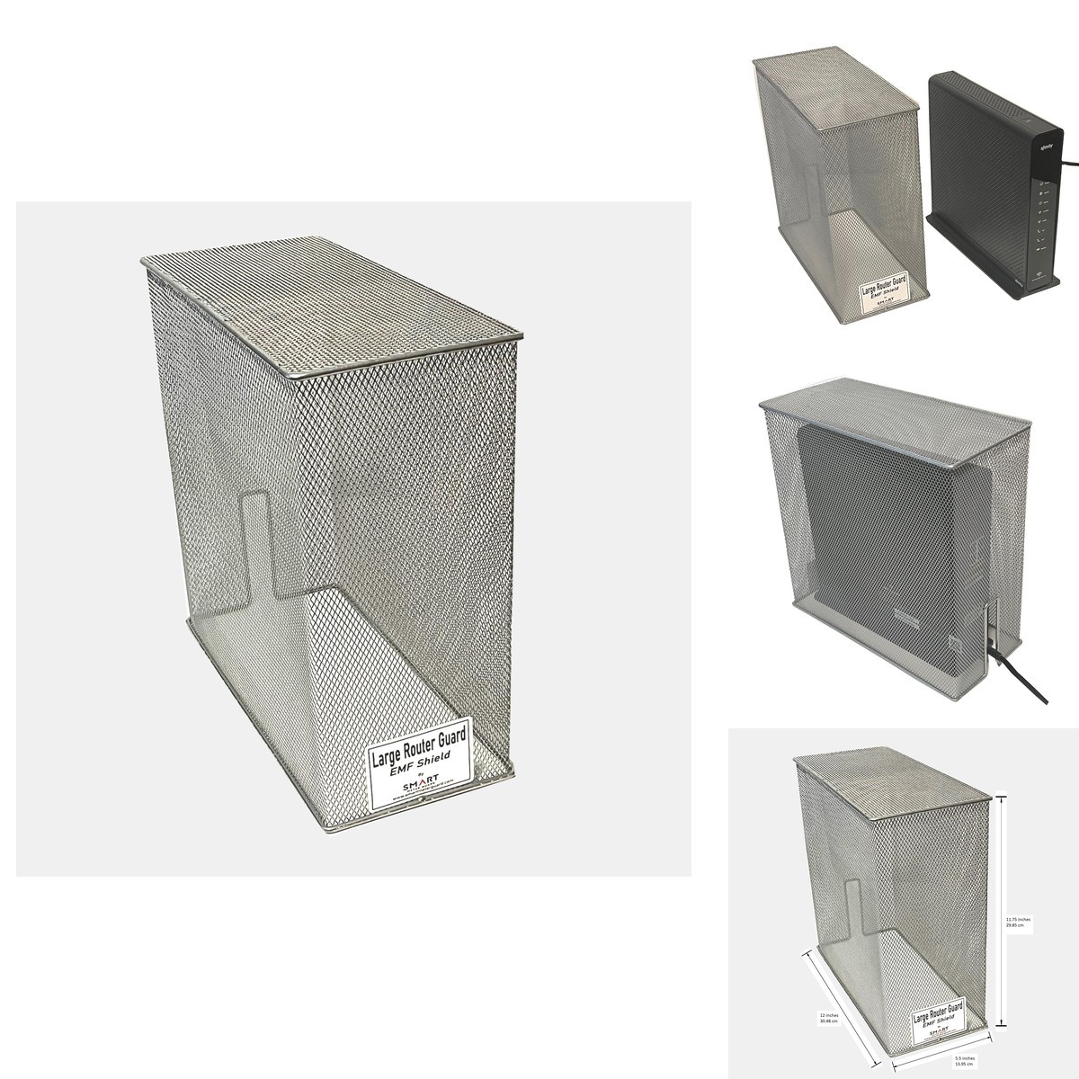 Router Guard 642337772023 Large WiFi Router Faraday Cage EMF Shield Cover