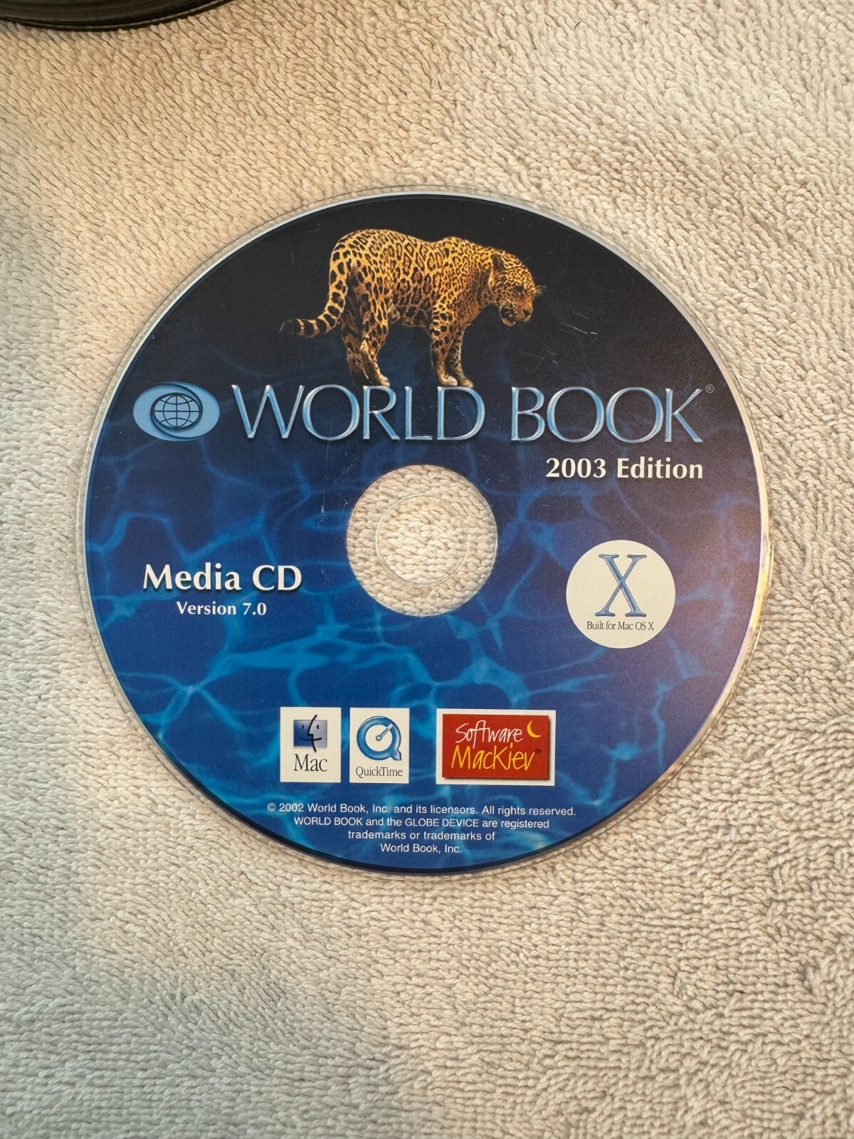WORLD BOOK 2003 - World Book Inc Mac OS X