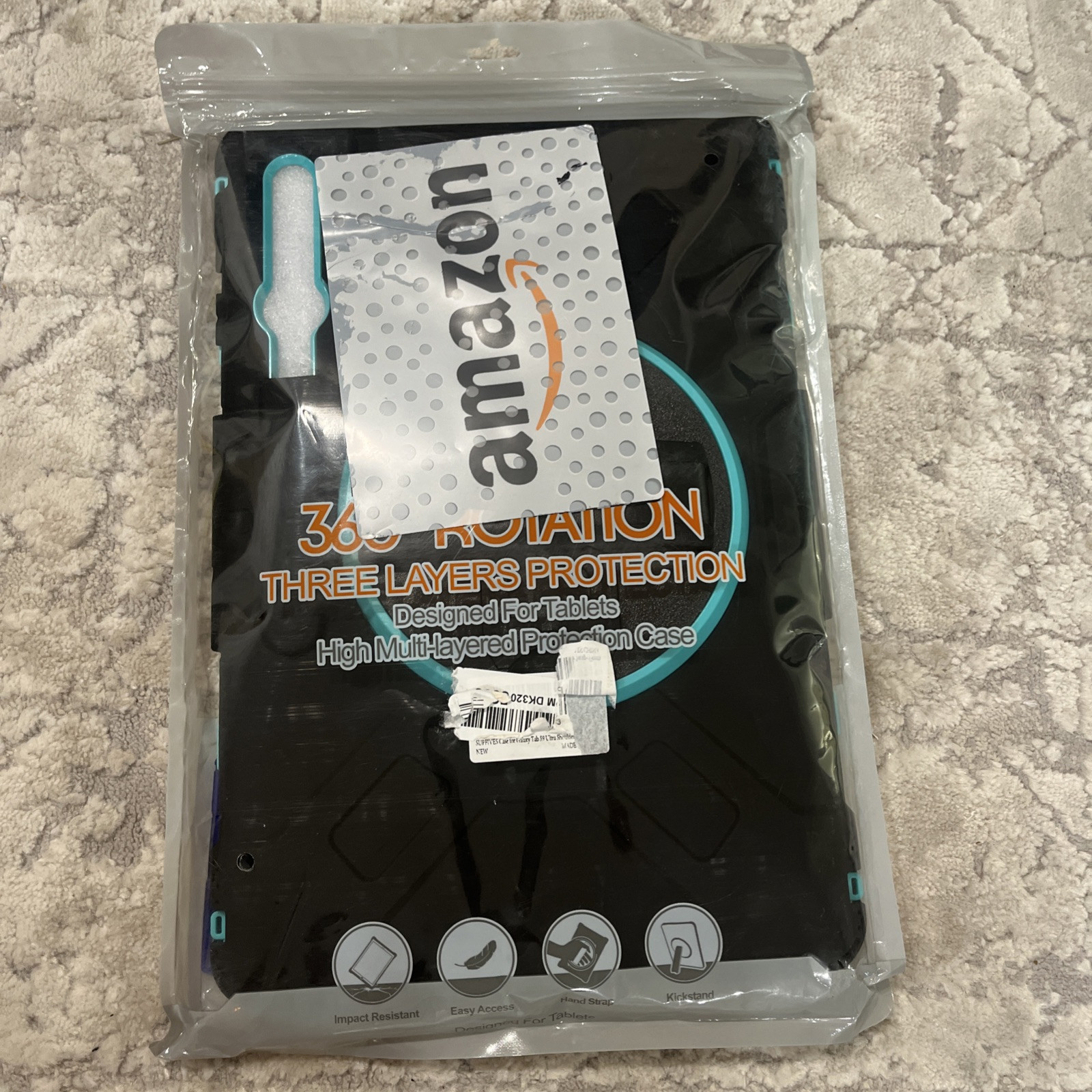 Supfives SUPCASE For Galaxy Tab S9 Ultra With Swivel Stand And Shoulder Strap