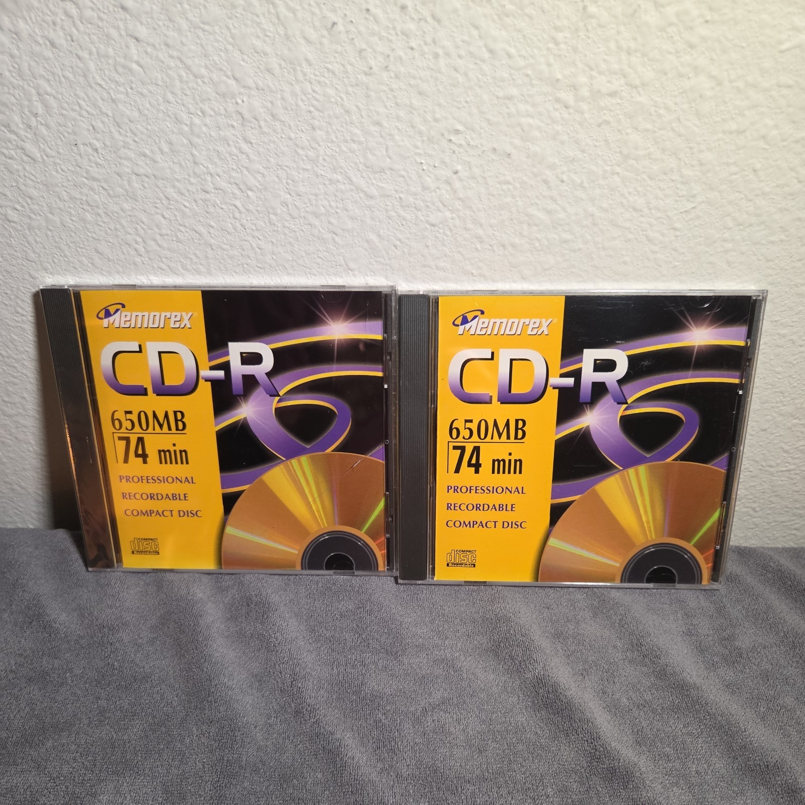 2 Memorex CD-R 650MB 74min Recordable Compact Discs  Sealed New