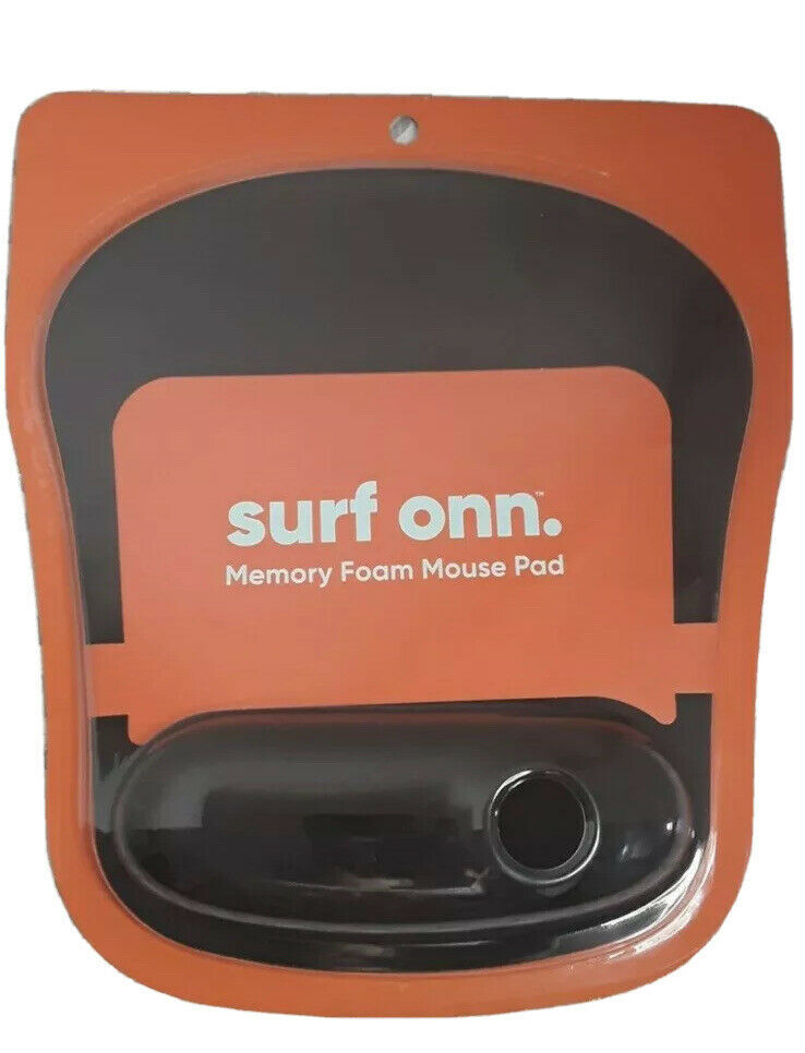 Surf Onn Memory Foam Mouse Pad Wrist Rest New