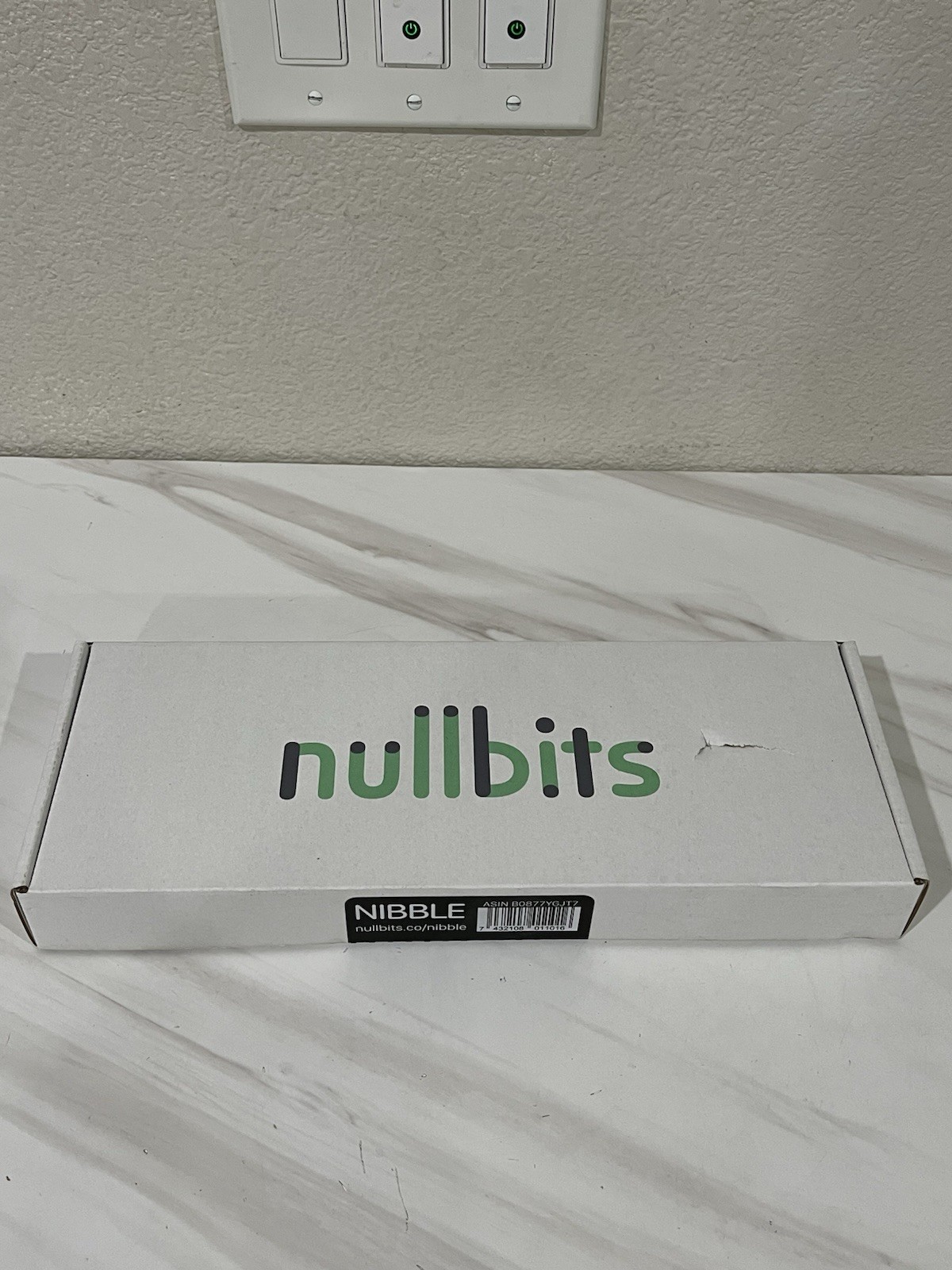 nullbits Nibble 65% 72 Key Programmable QMK Mechanical Keyboard Kit (Black)