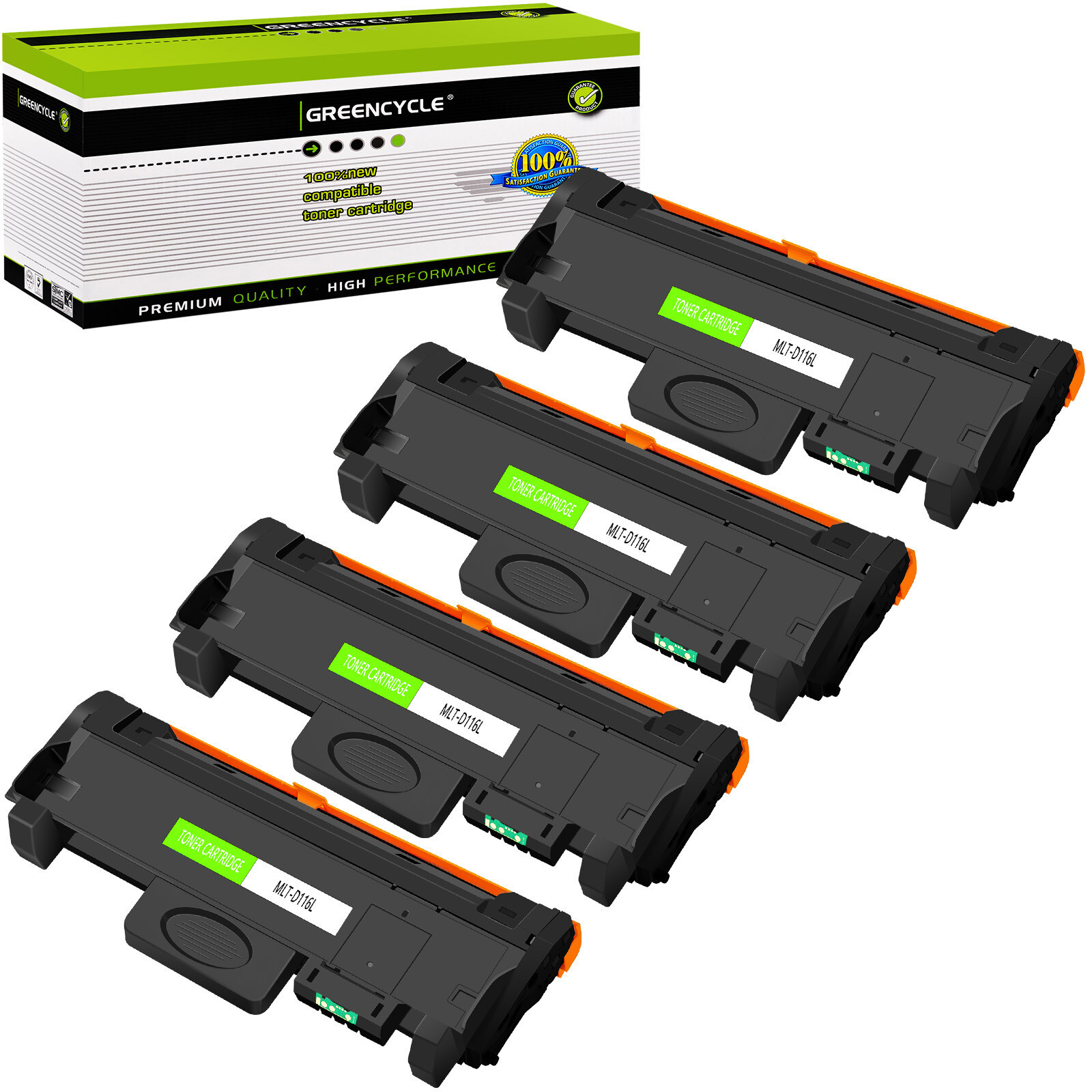 4PK MLT-D116L Toner Cartridge For SAMSUNG SL-M2625 M2885FW M2835DW M2676N M2675F