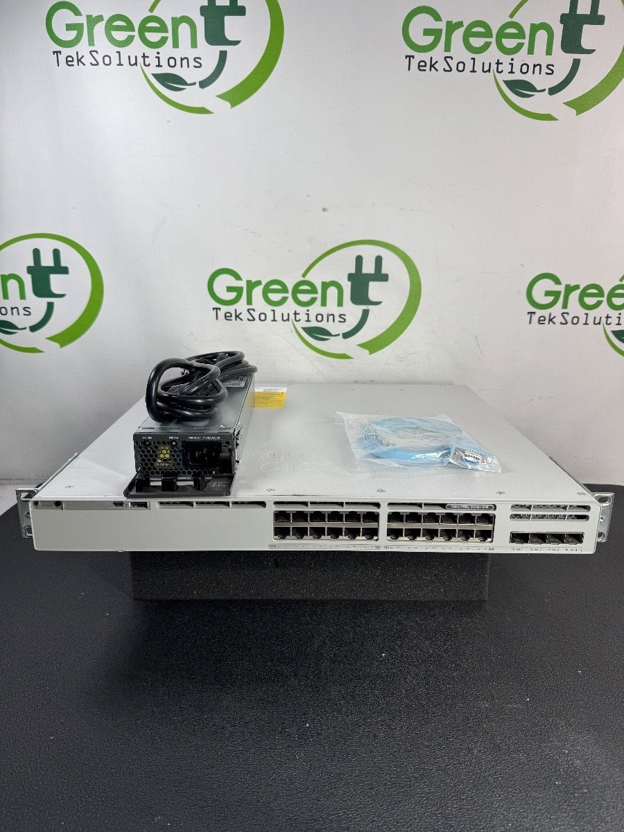 Cisco Catalyst C9300L-24P-4G-E 24-Port PoE+ 4x1G SFP Managed Network Switch