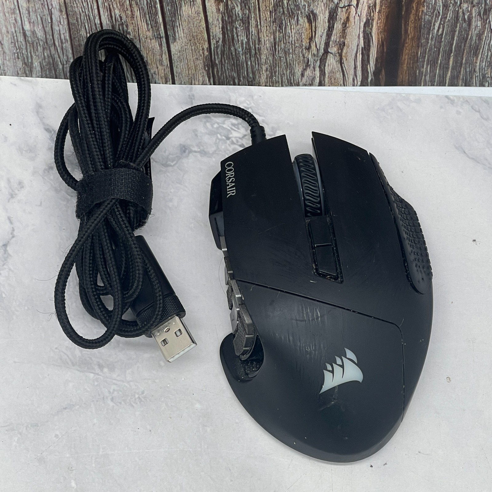 Corsair Scimitar RGB Elite Black RGP0029 Black MOBA/MMO Gaming Mouse Light Up